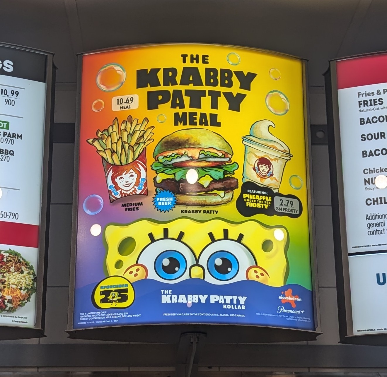 Wendy's Menu