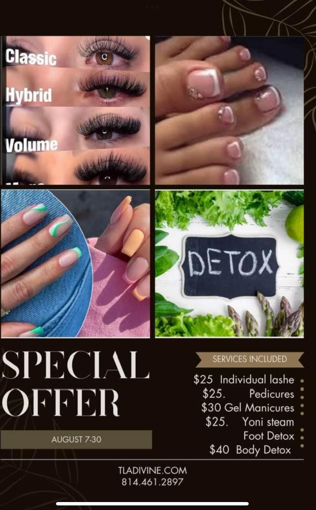 TLA Divine Salon De' Beaute & Spa 1229 State St, Erie Pennsylvania 16501