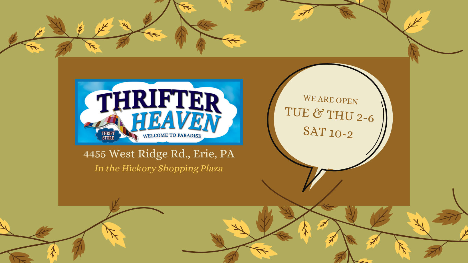 Thrifter Heaven Thrift Store Erie