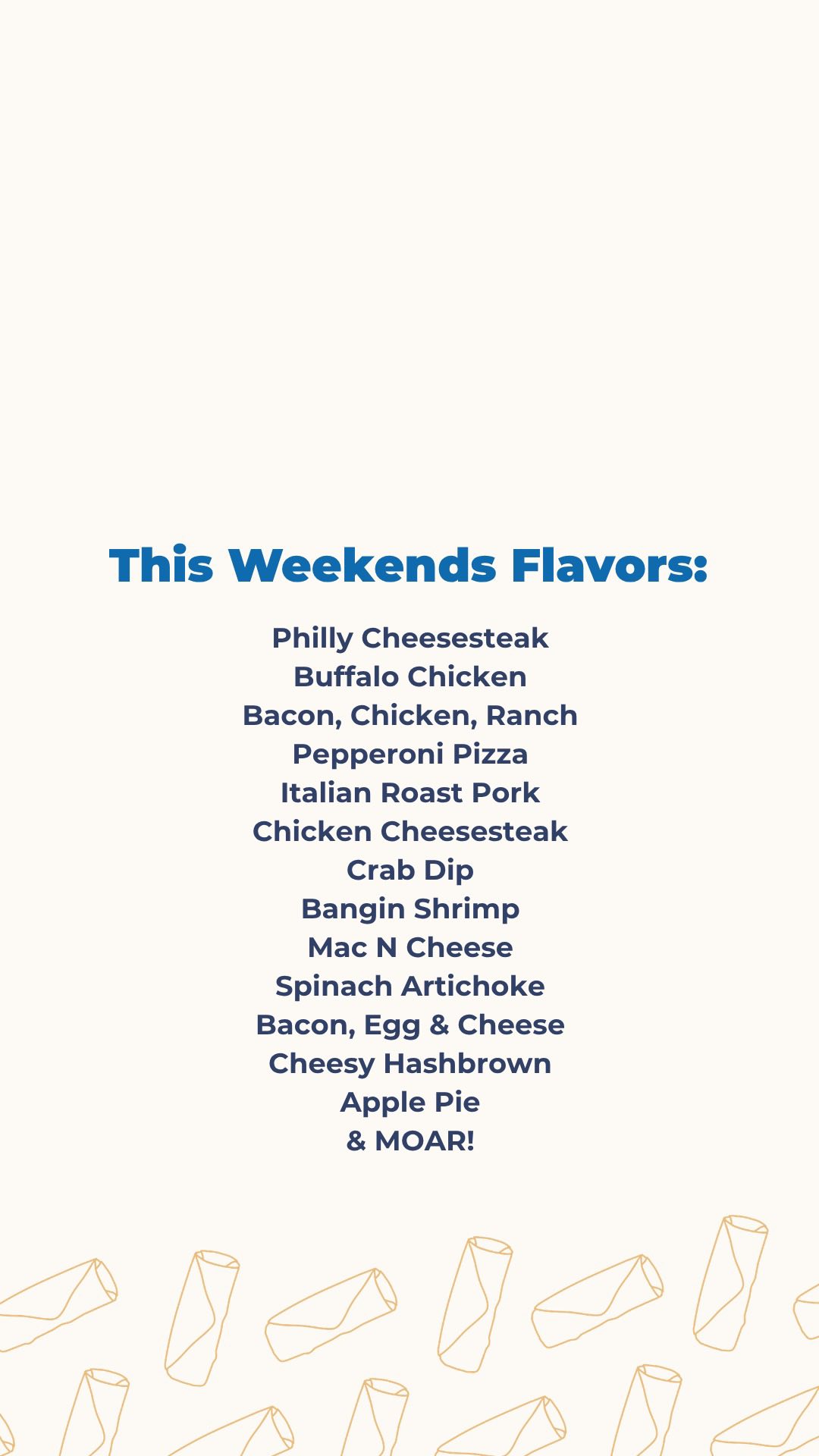 Madi's on a Roll Menu