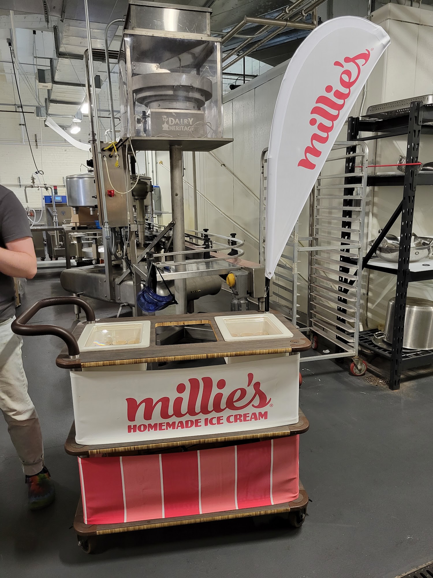 Millie's Ice Cream Works Factory Homestead