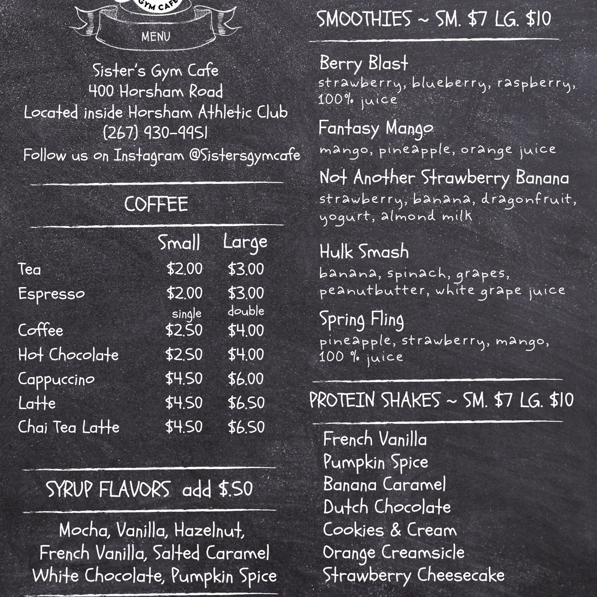 Sisters gym cafe