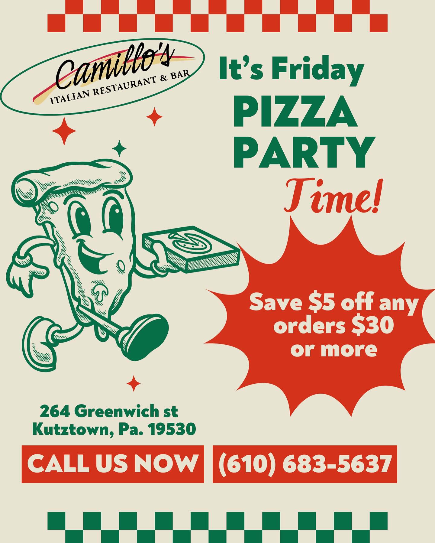 Camillos Italian Restaurant, Pizzeria & Bar Kutztown