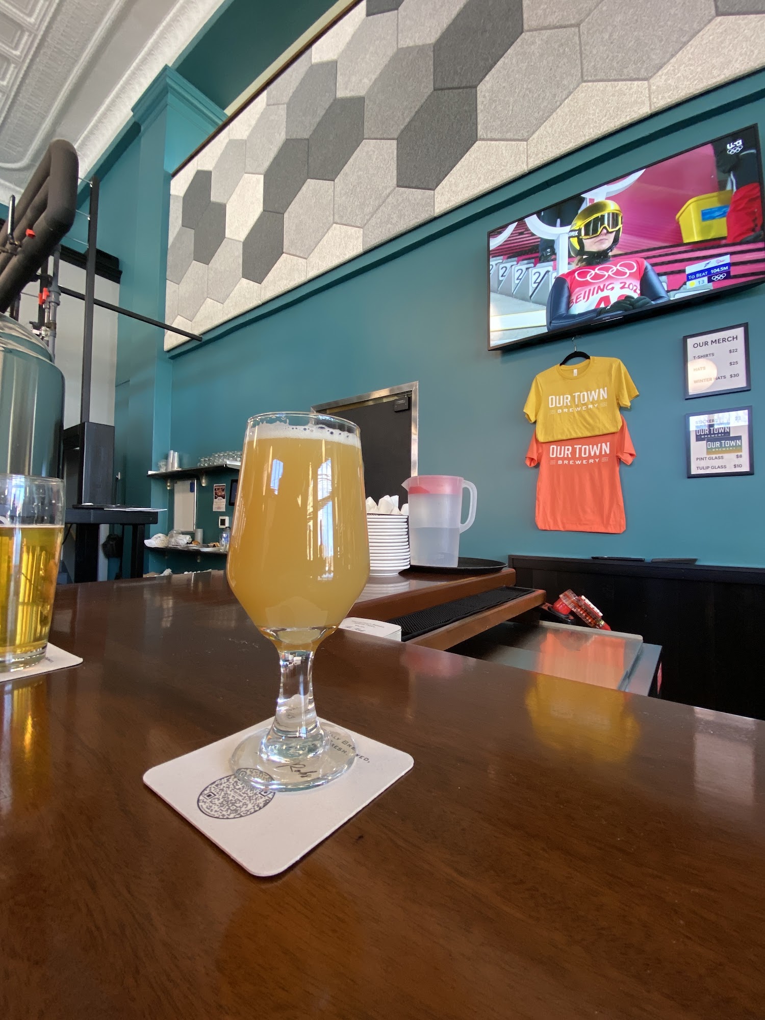 Our Town Brewery Menu