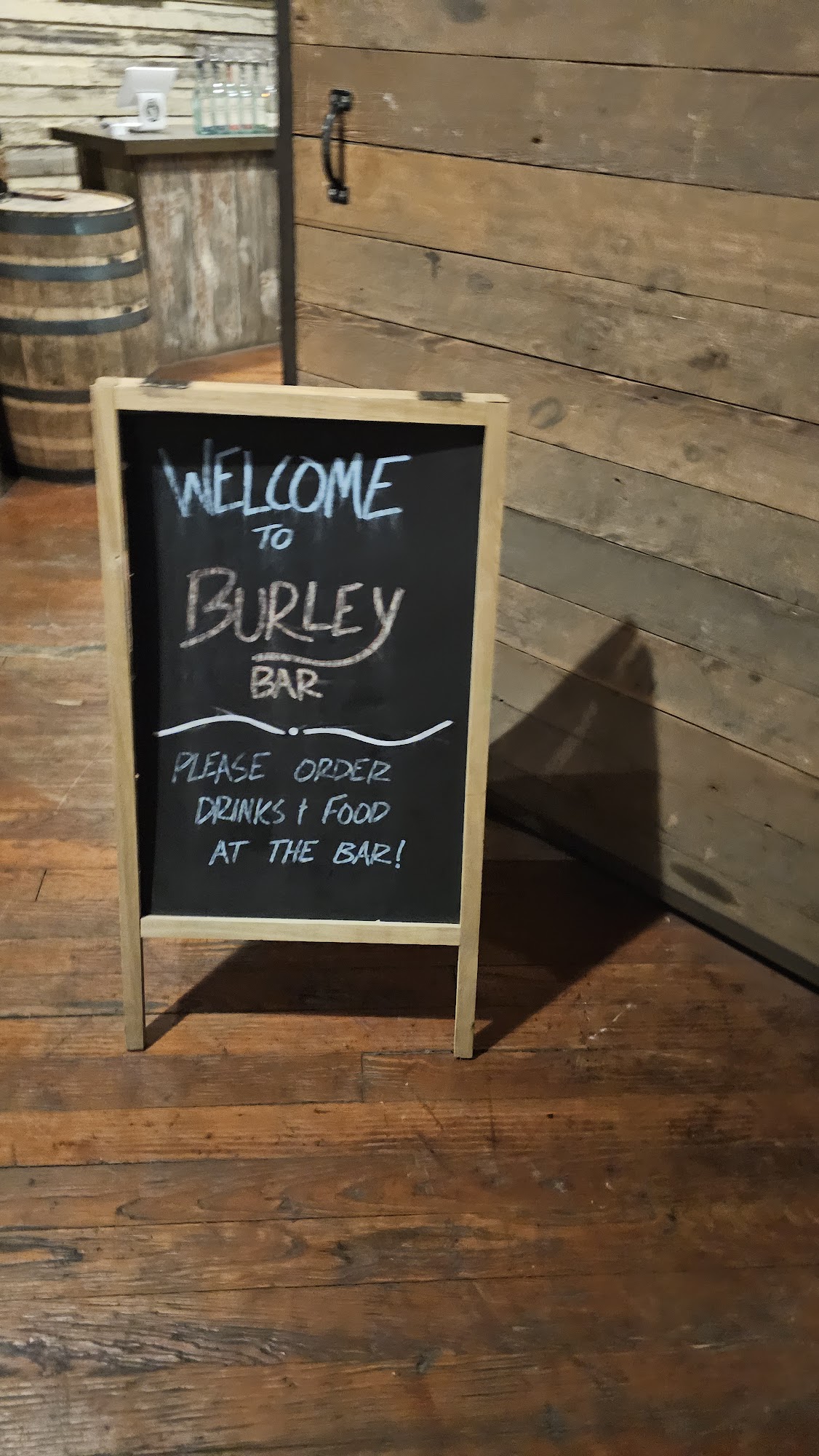 Burley Bar Menu