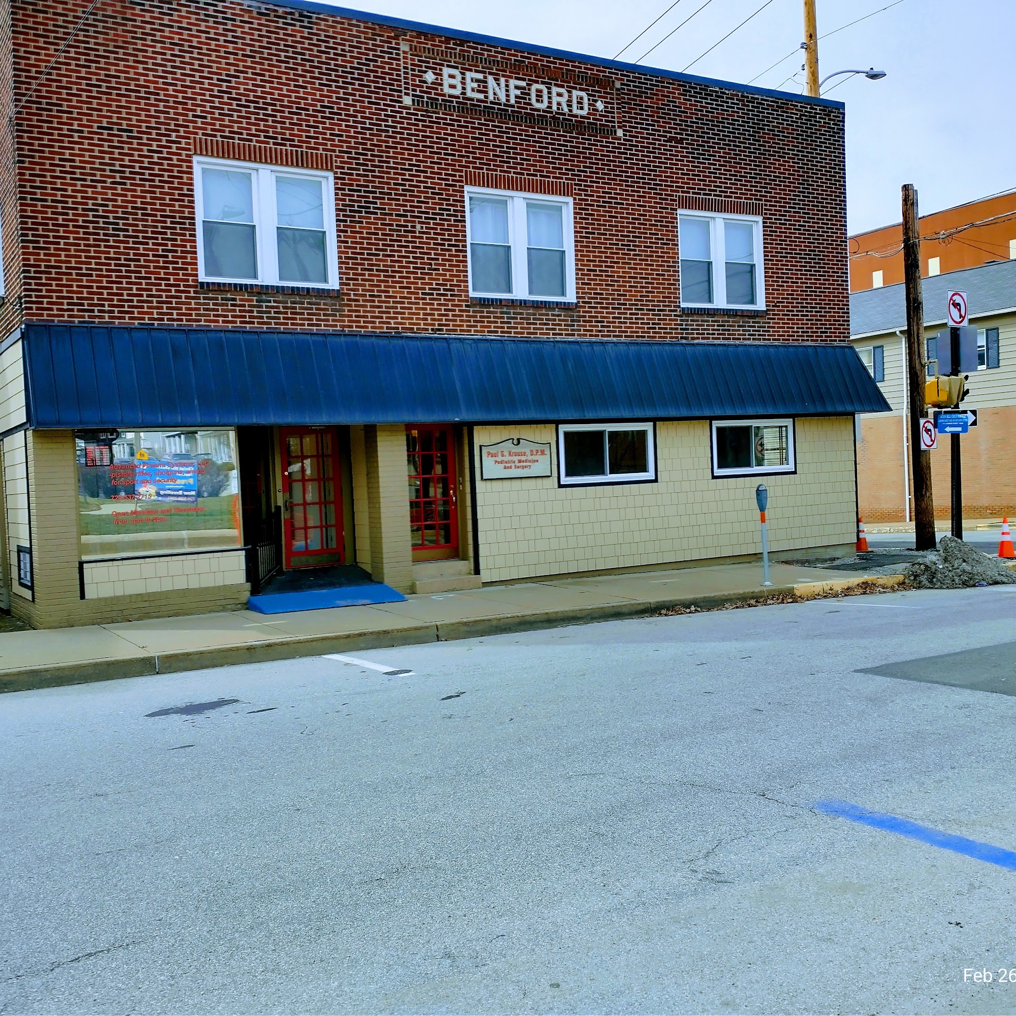 Krouse Foot Orthopedics and Surgery 1201 Ligonier St, Latrobe Pennsylvania 15650