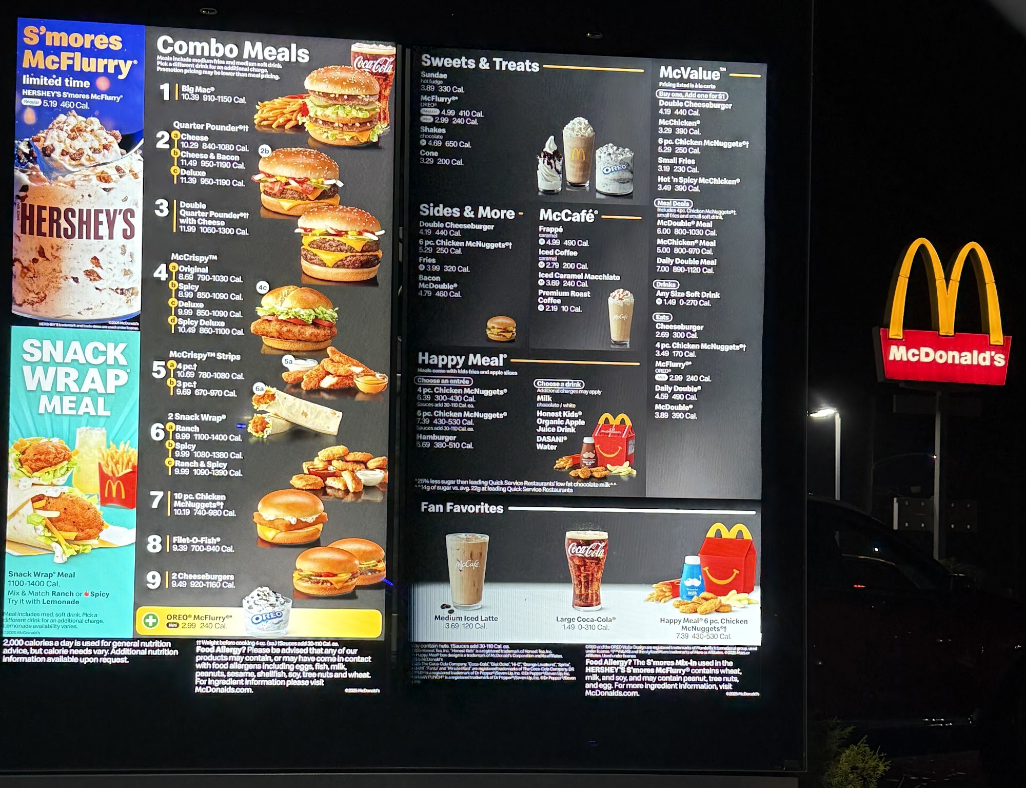McDonald's Menu