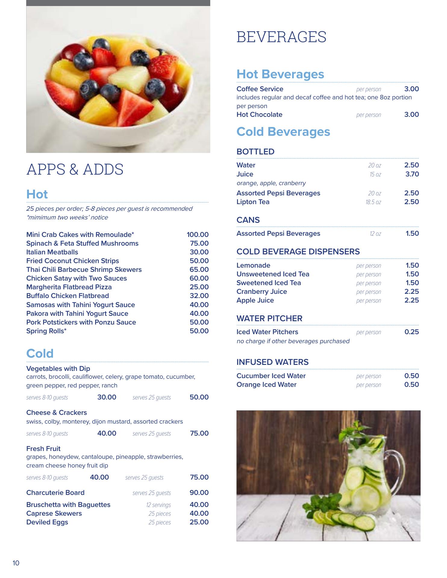 Blue Apple Café Menu