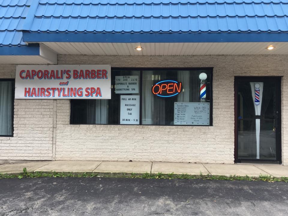 Caporali's Barber & Hairstyling Spa 718 Scranton Carbondale Hwy, Mayfield Pennsylvania 18433