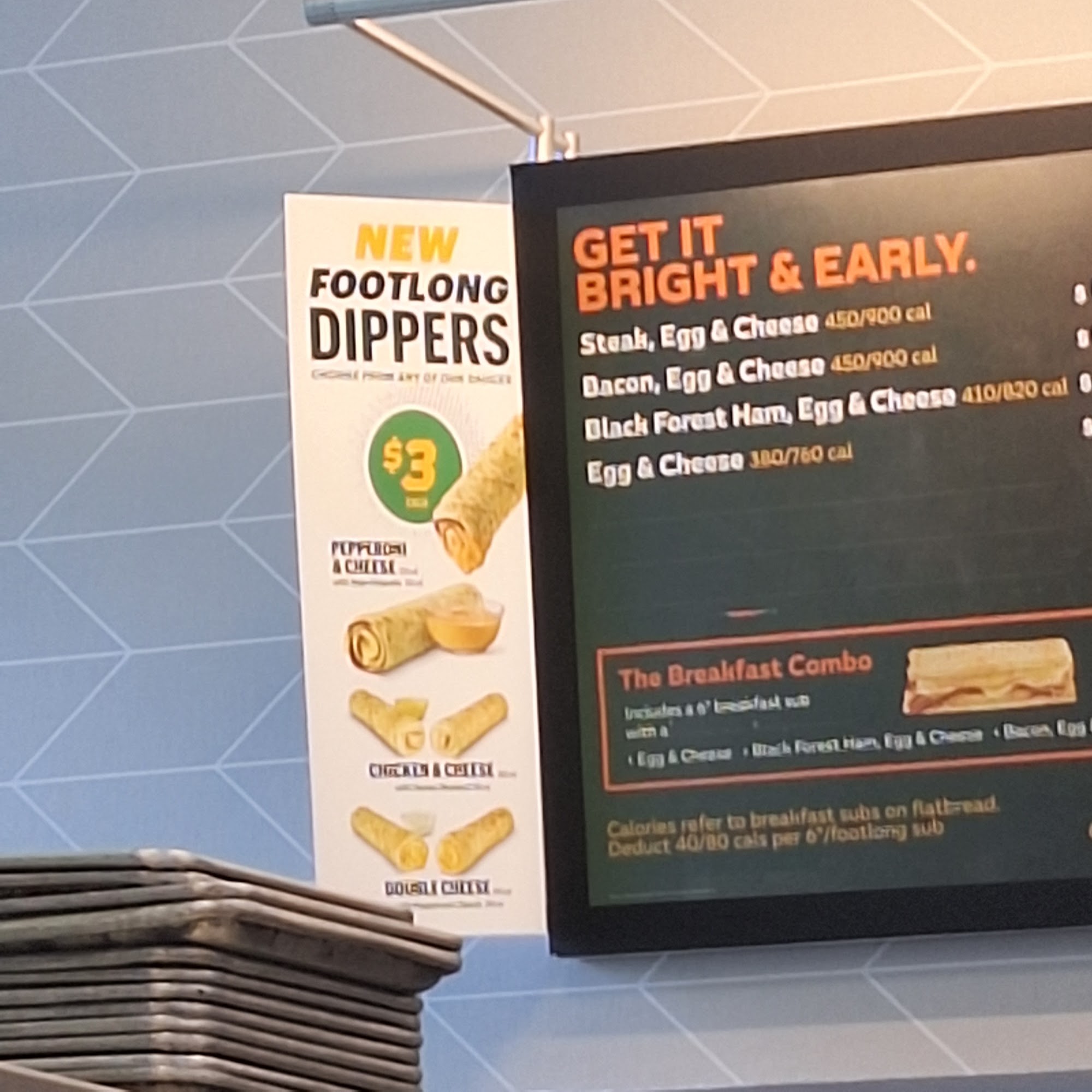 Subway Menu