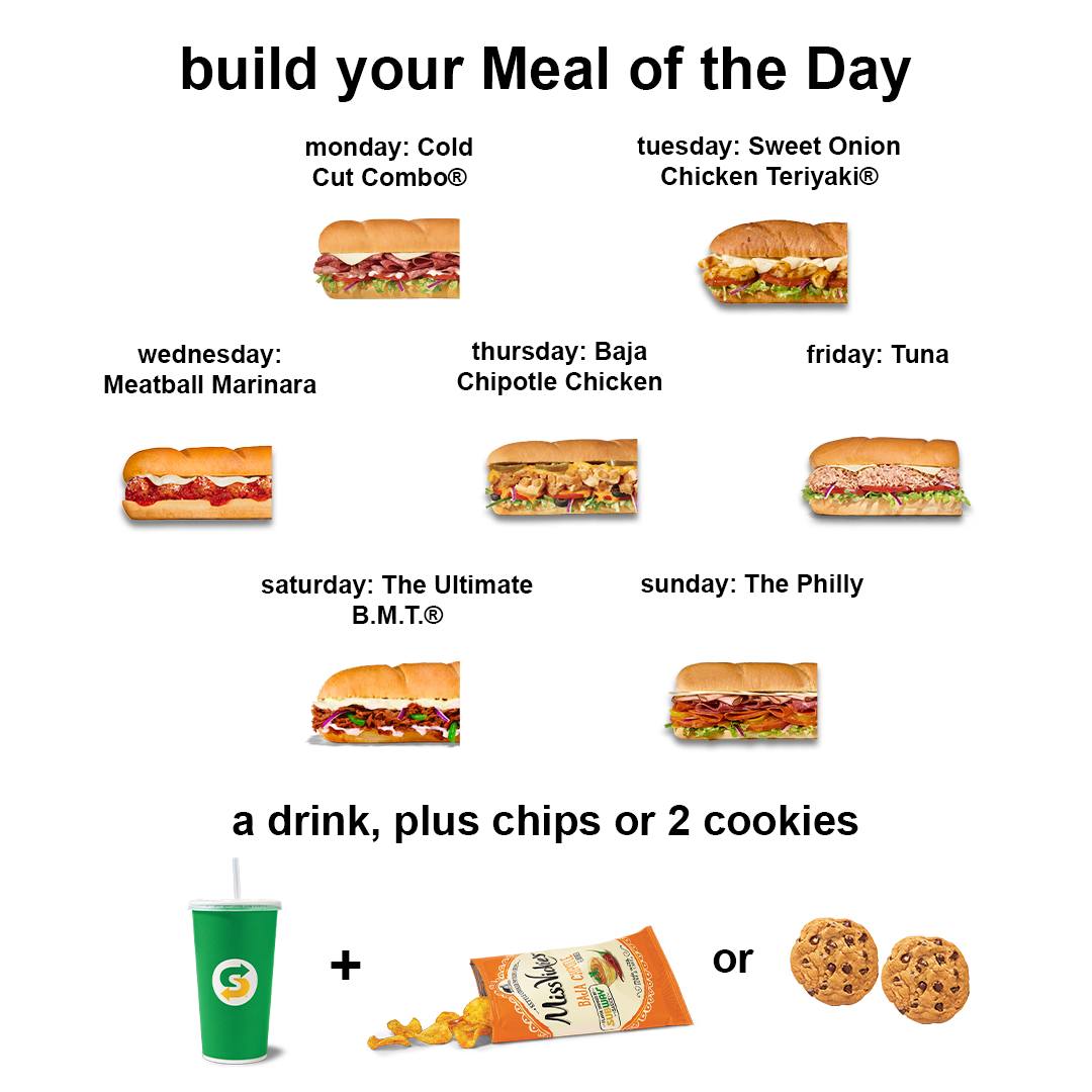 SUBWAY Restaurants Menu