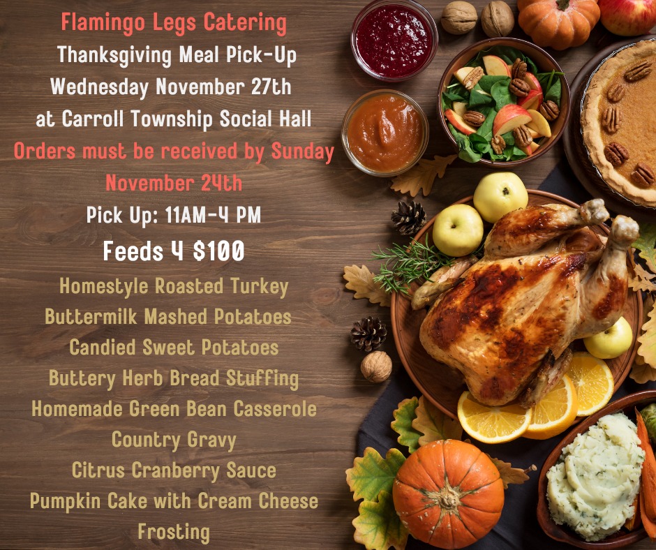Flamingo Legs Comfort Food and Catering Menu