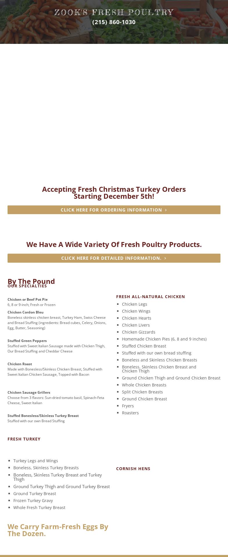 Riehl's Baked Goods Menu