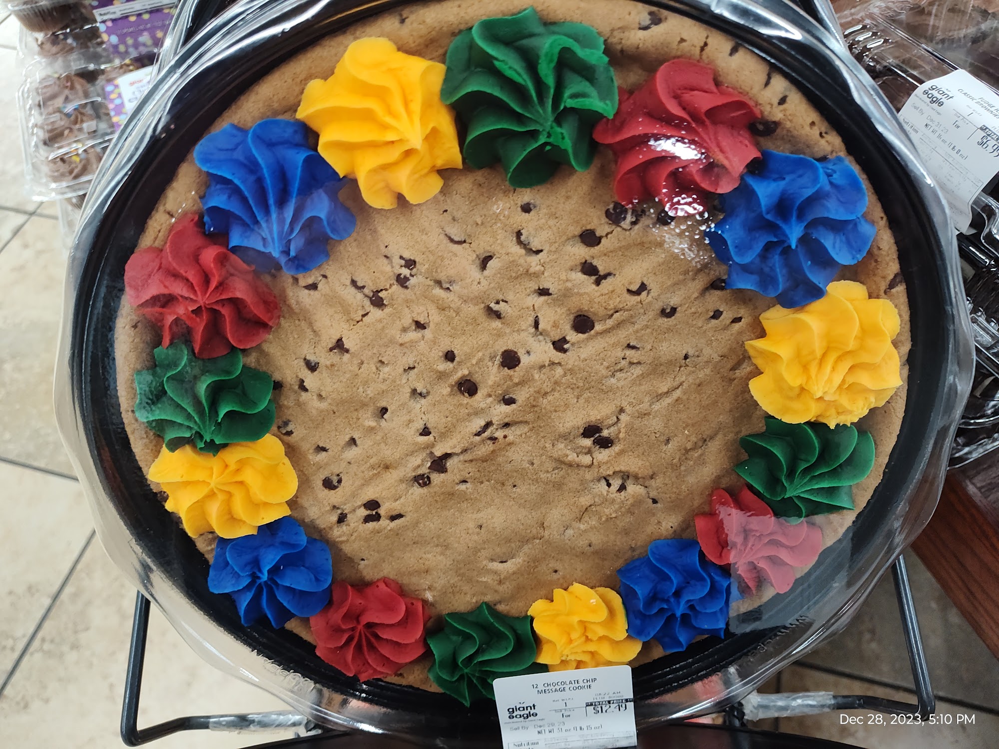 Giant Eagle Bakery Menu