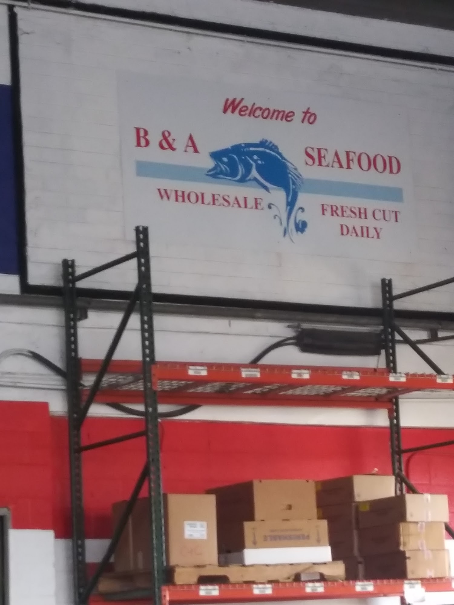 B & A Seafood Inc Menu