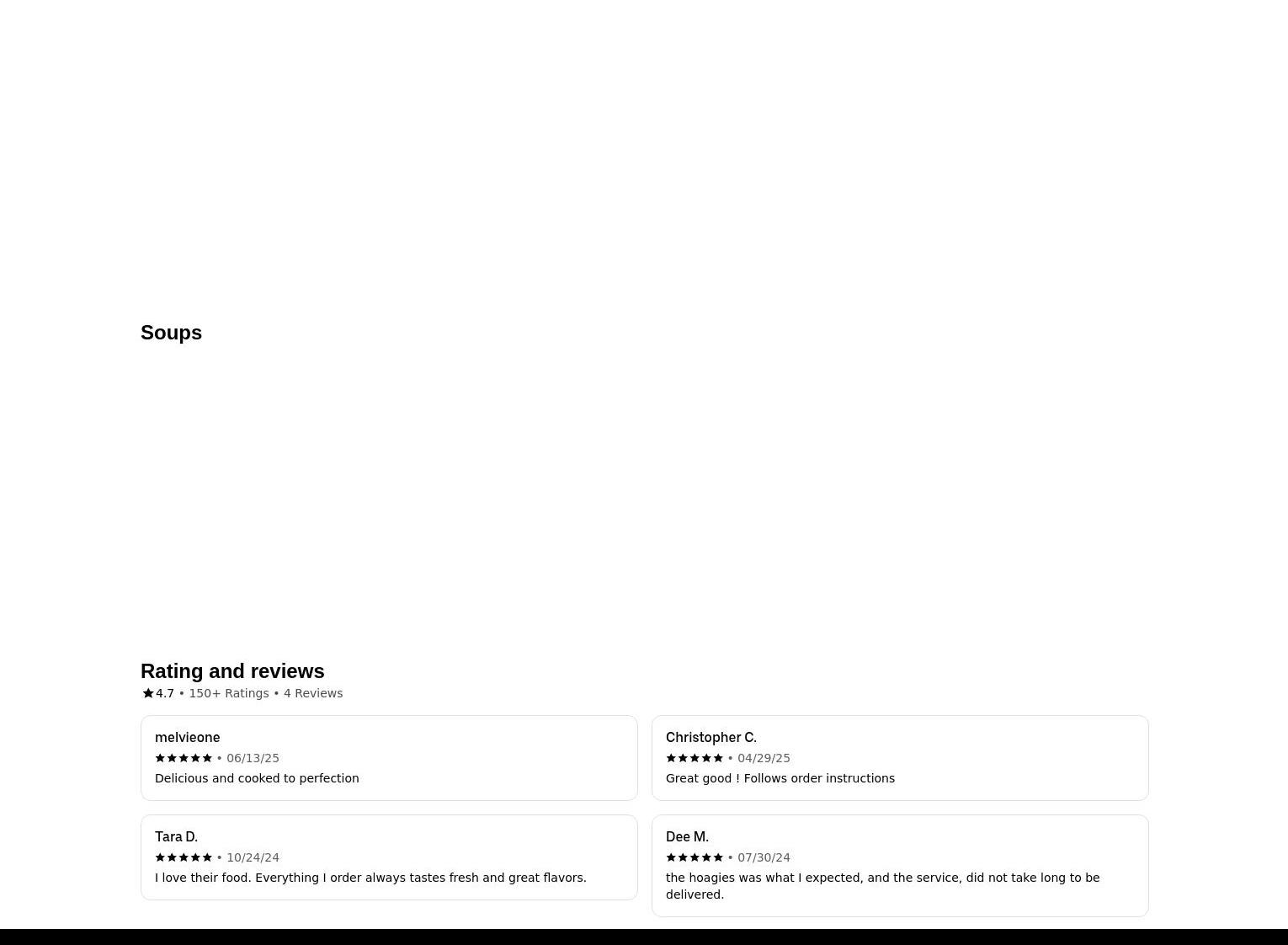 Richmond Breakfast & Lunch Menu