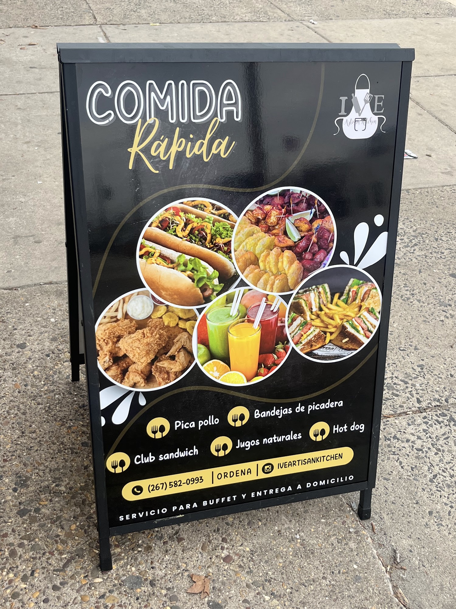 Ive Artisan Kitchen Menu