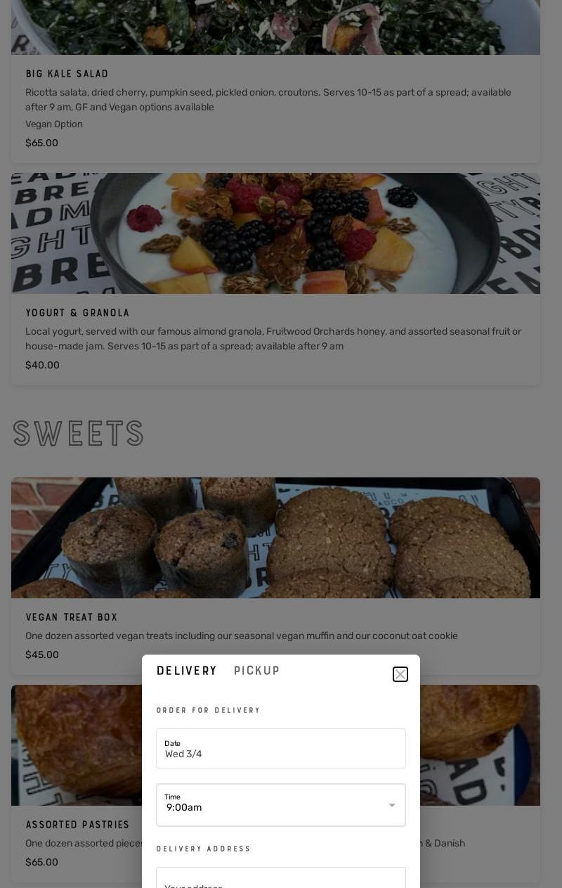Mighty Bread Grab & Go Menu