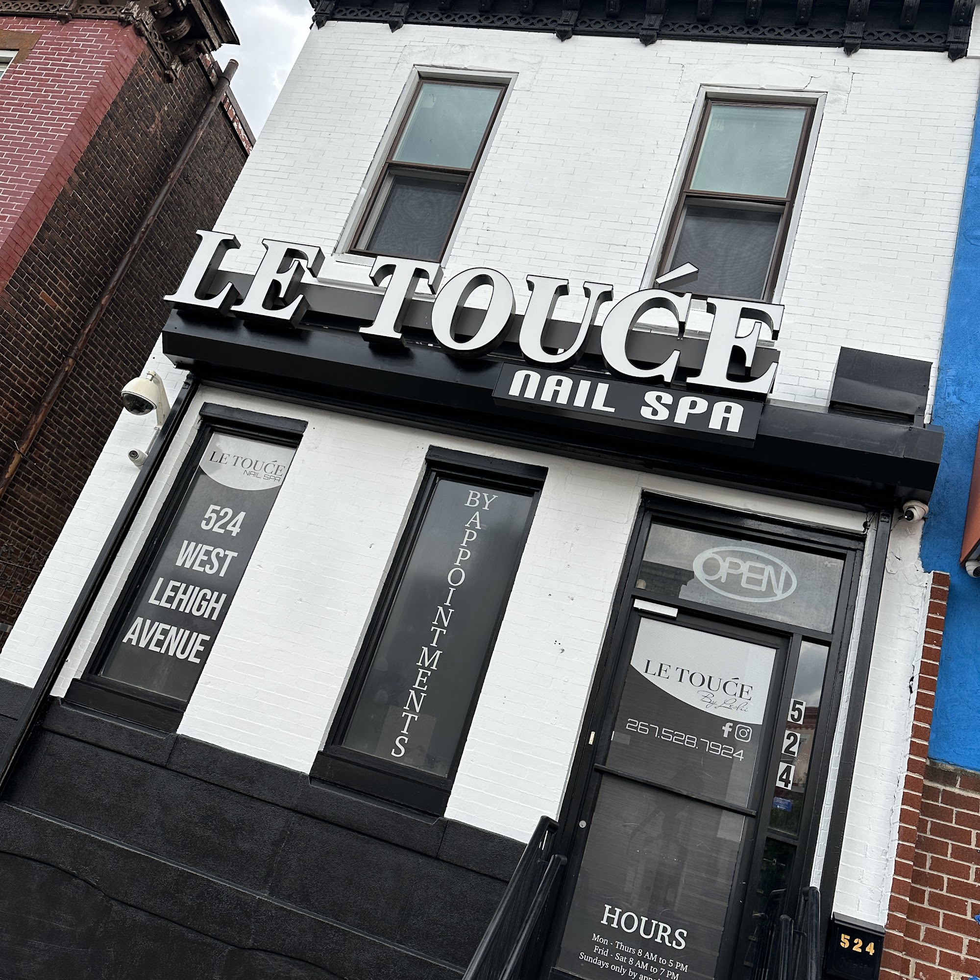 Le Touce Nail Spa 524 W Lehigh Ave, Philadelphia Pennsylvania 19133