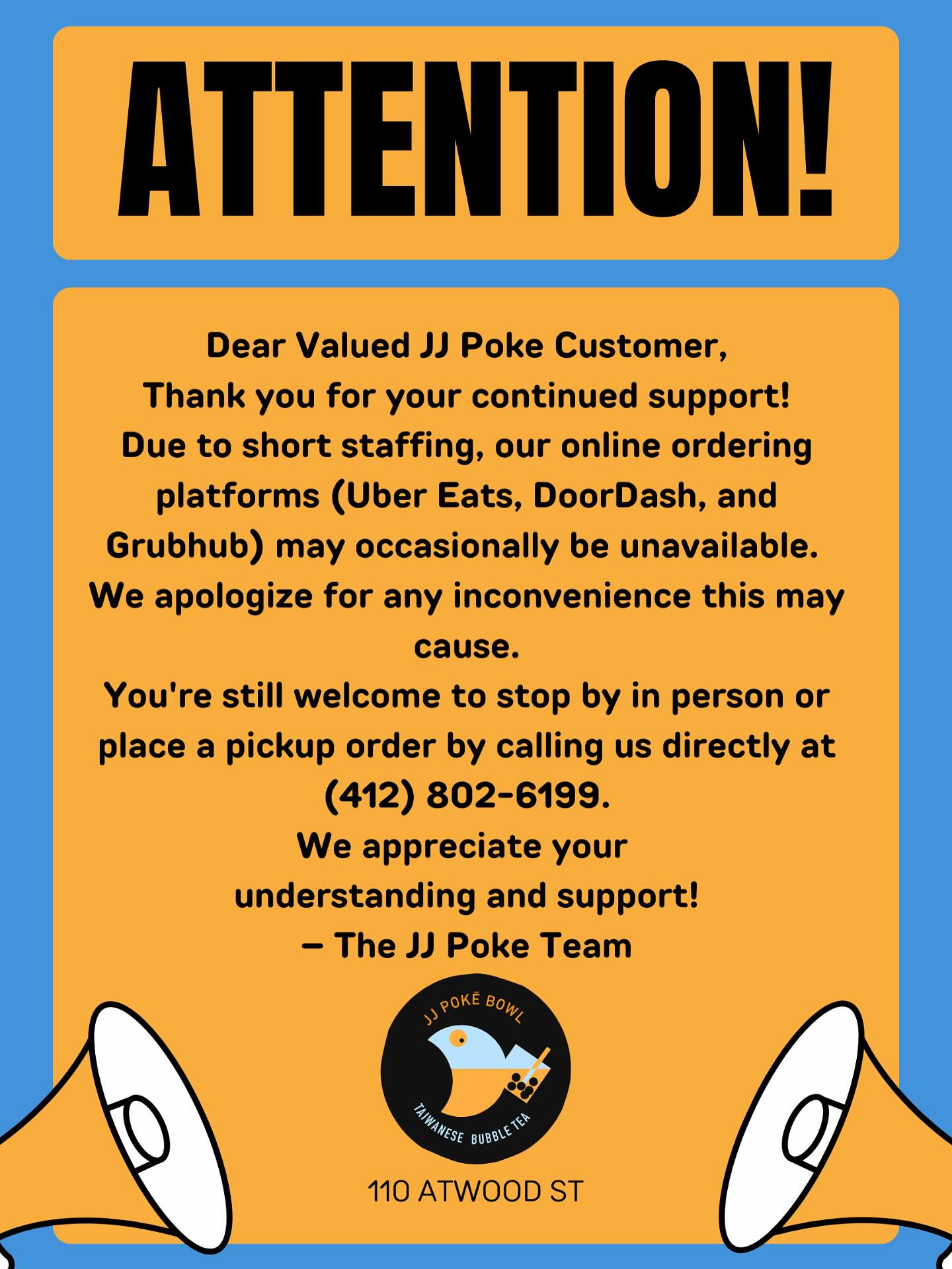 JJ Poke Bowl & Taiwanese Bubble Tea Pittsburgh