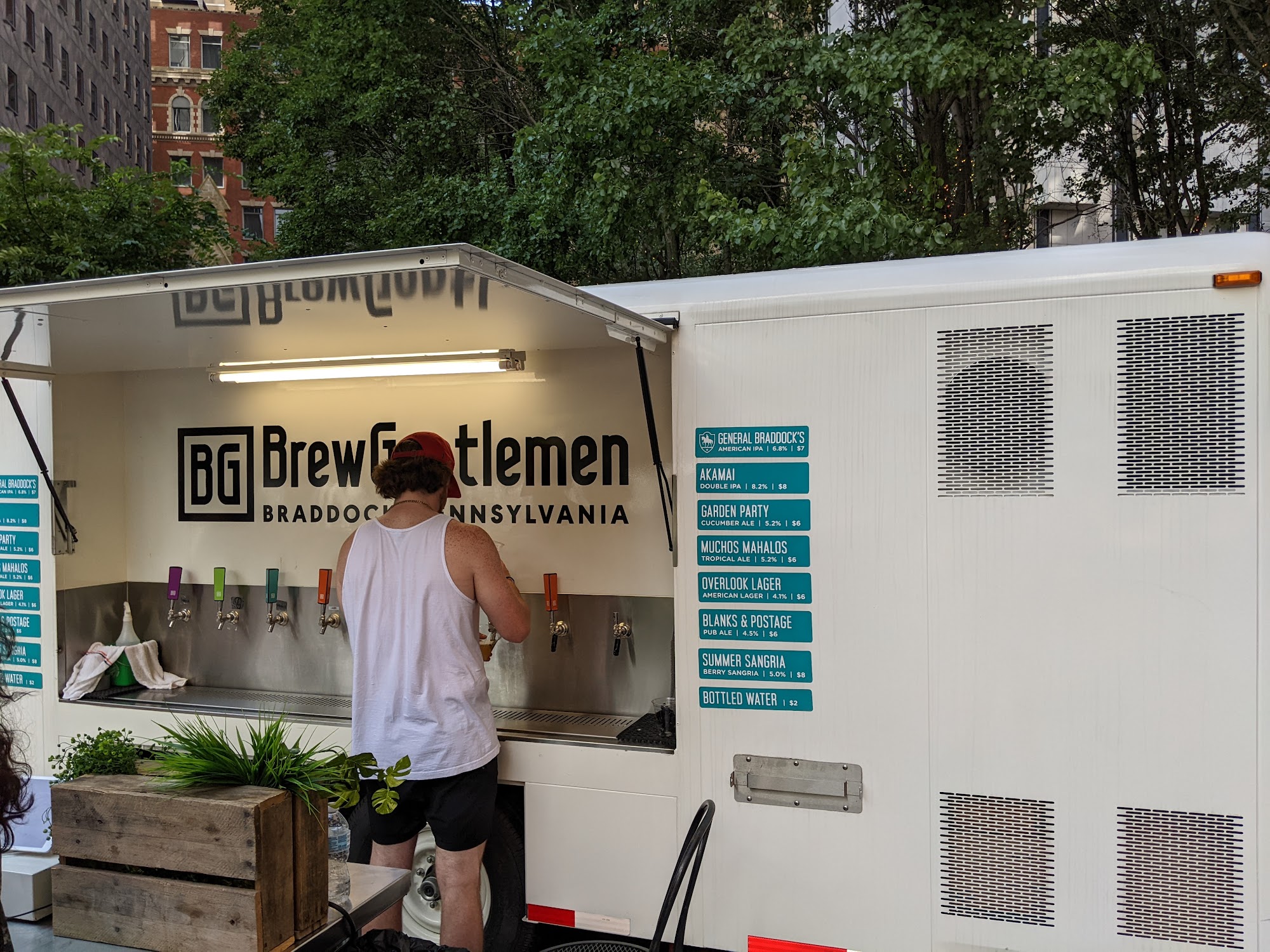 Brew Gentlemen Steel Garden Menu