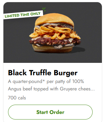 Shake Shack North Fayette Menu