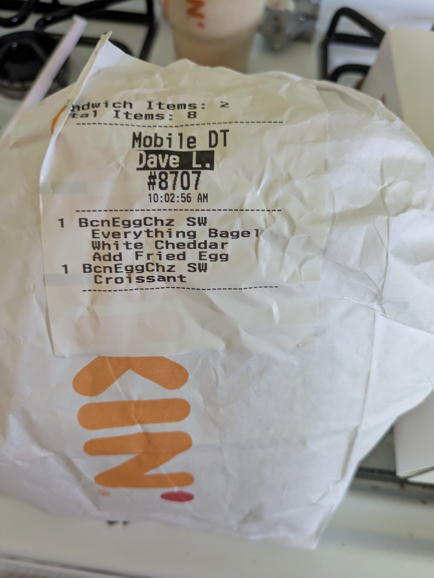Dunkin' Menu