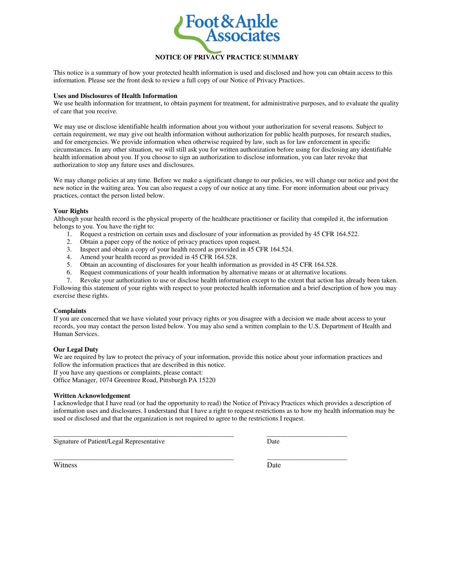 Foot & Ankle Associates