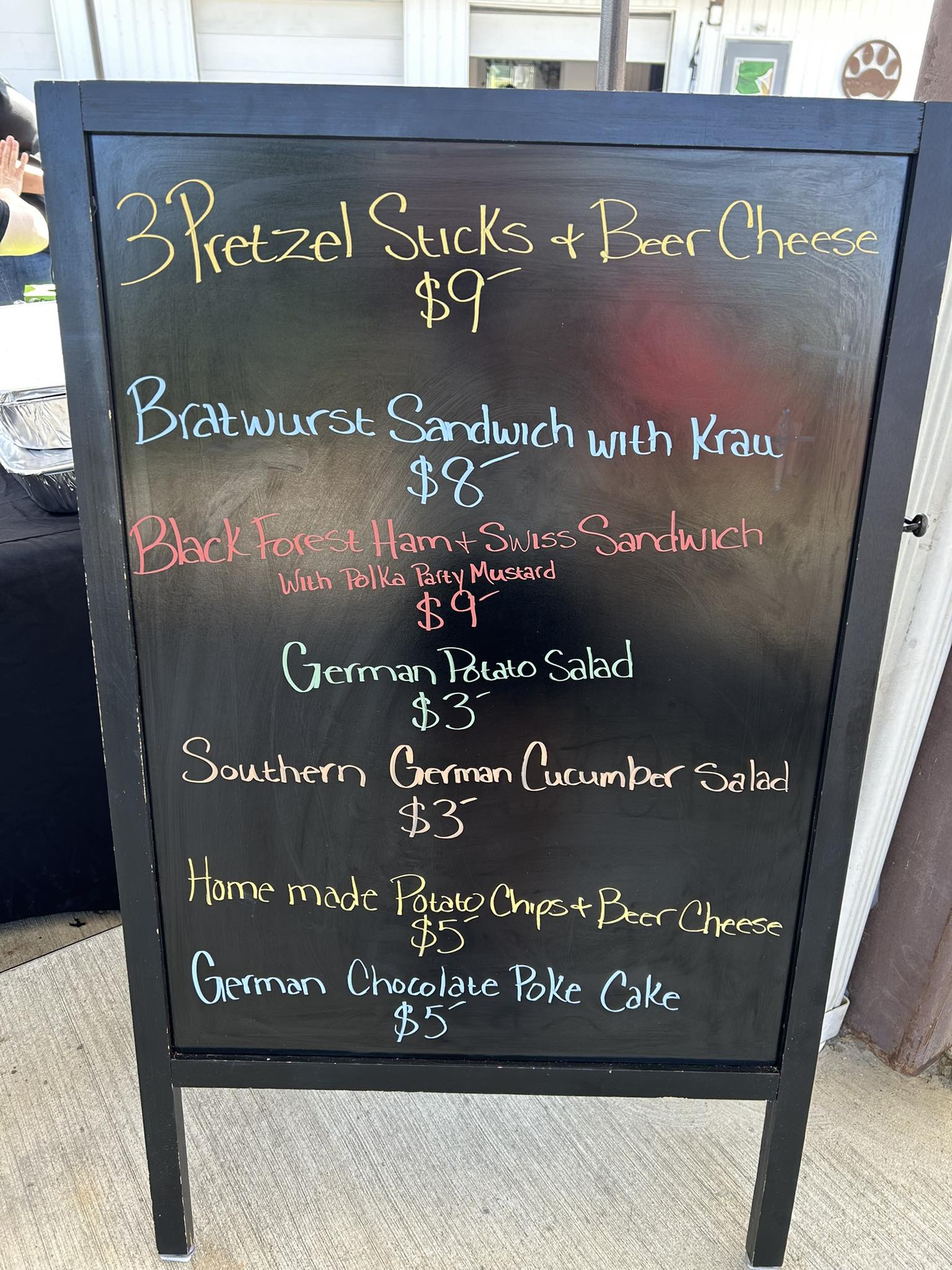Sandfly Brewing Company Menu