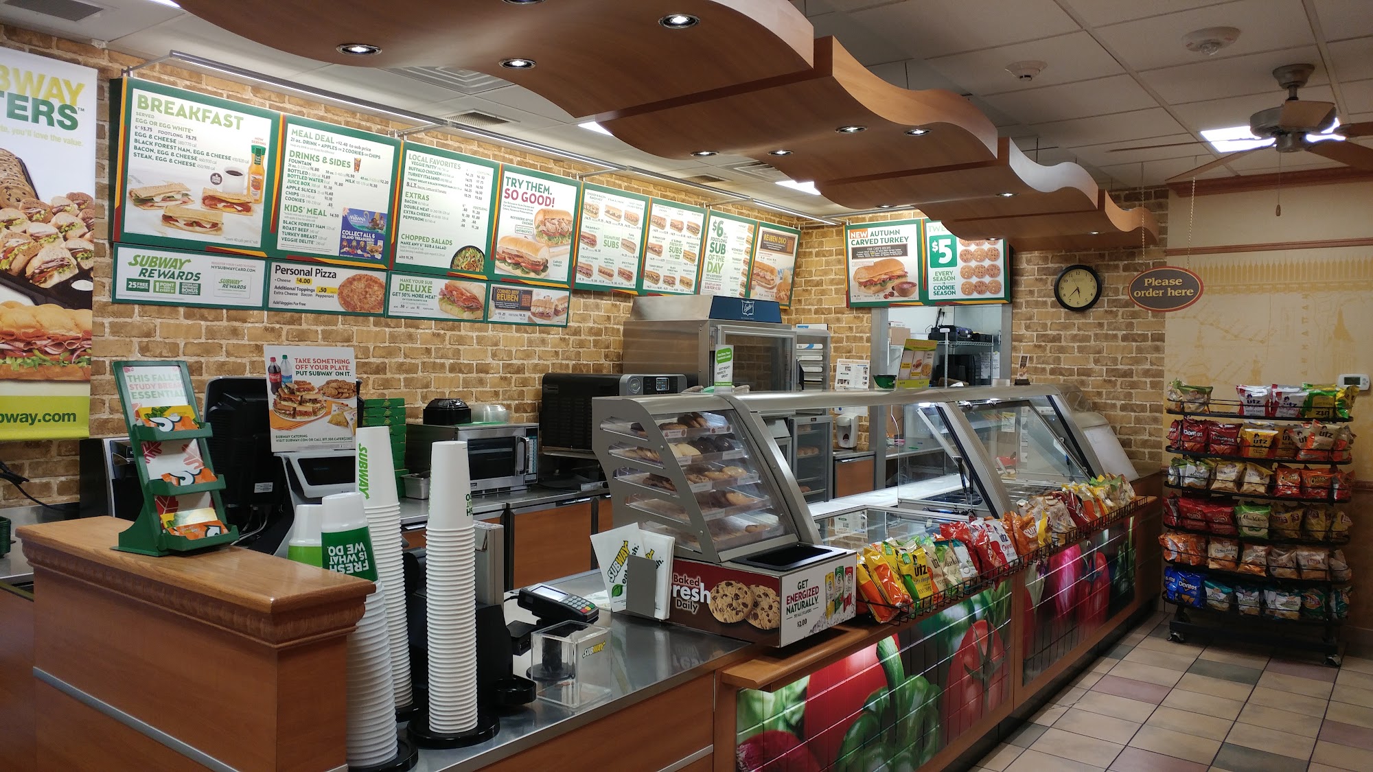Subway Menu