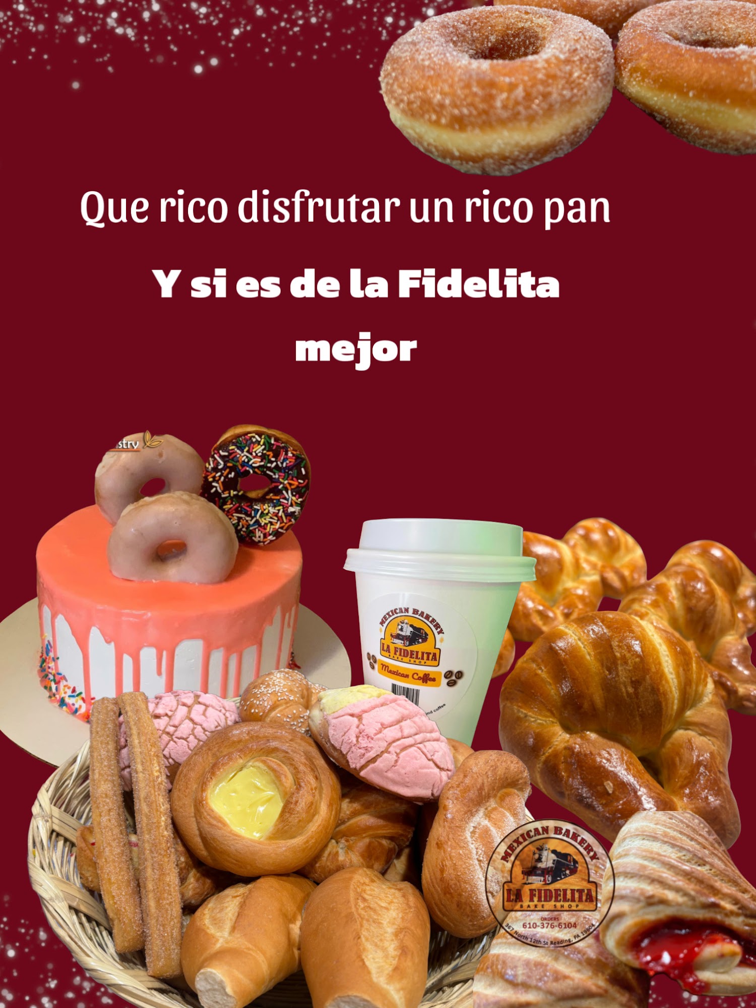 La Fidelita Mexican Bakery Bake Shop Menu