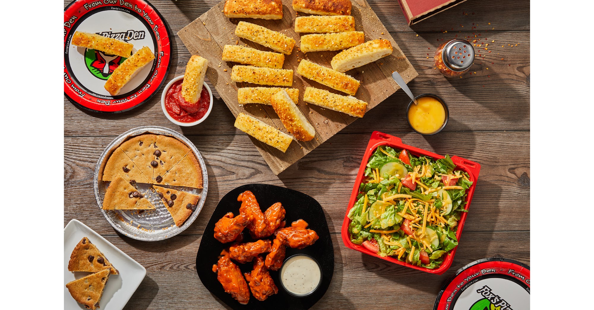 Fox's Pizza Den Menu