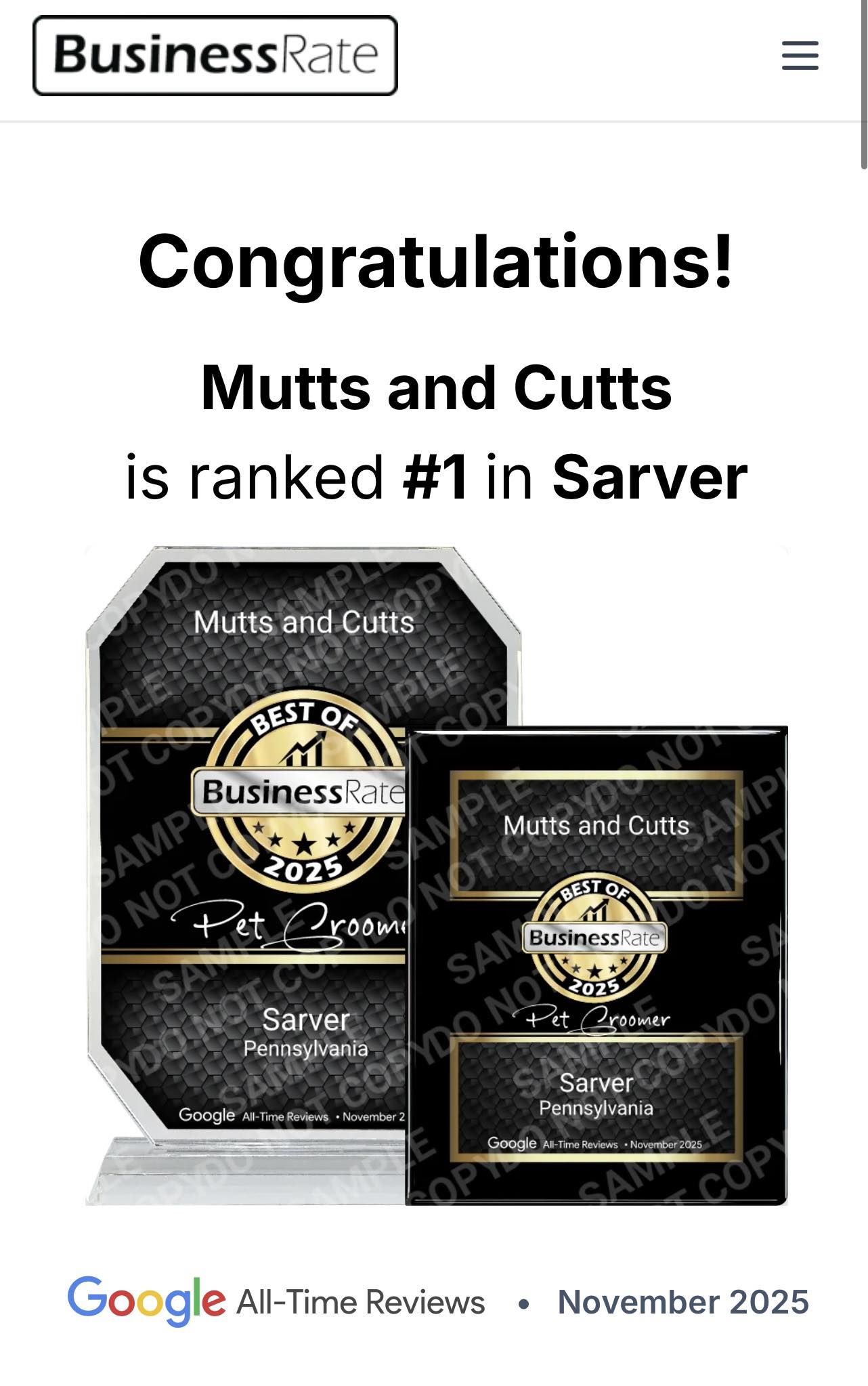 Mutts and Cutts Sarver