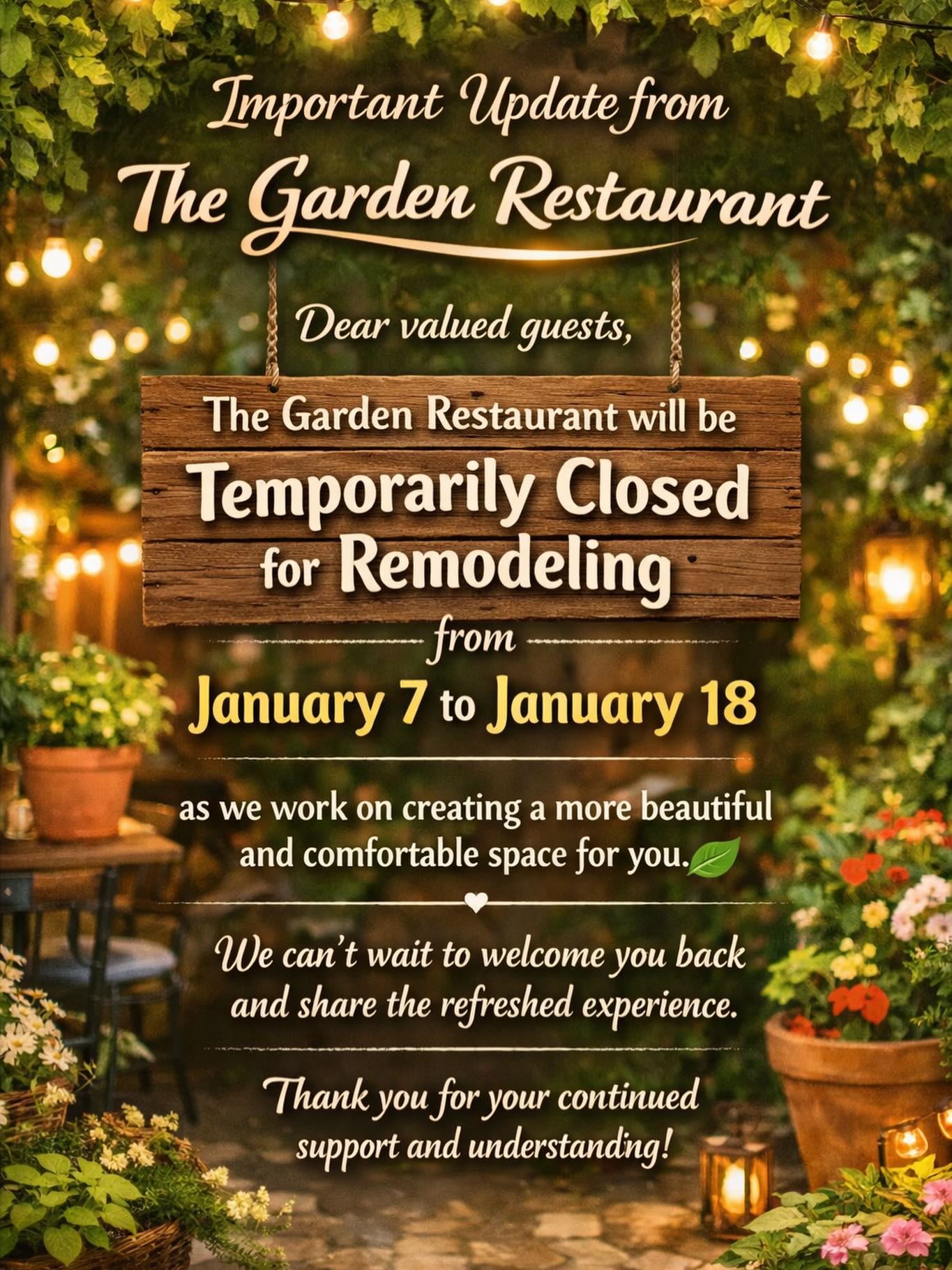 The Garden Restaurant Scranton