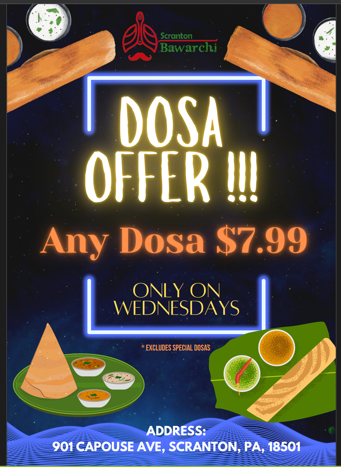 Scranton Bawarchi Menu