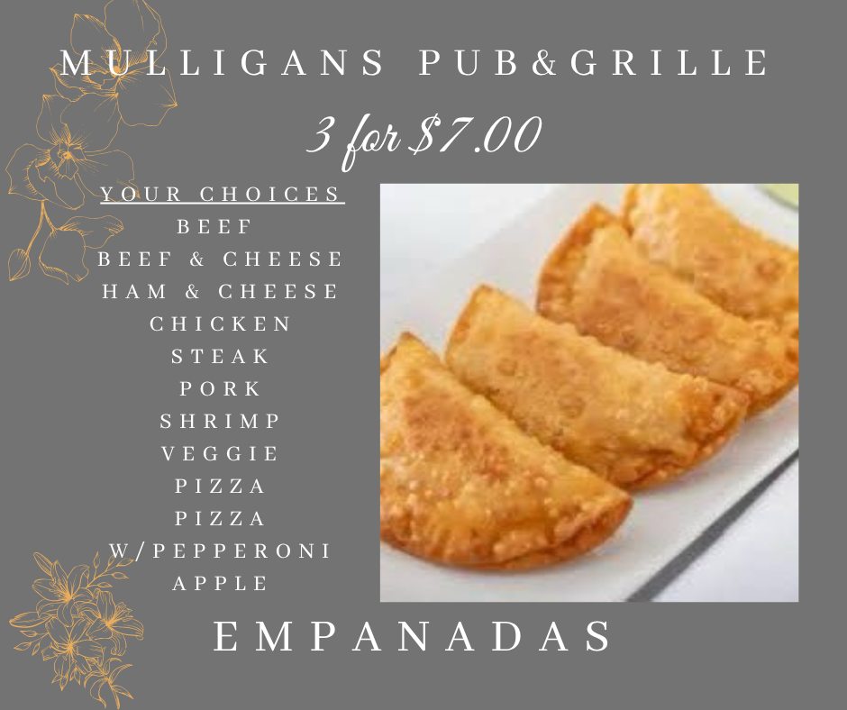 Mulligans Menu