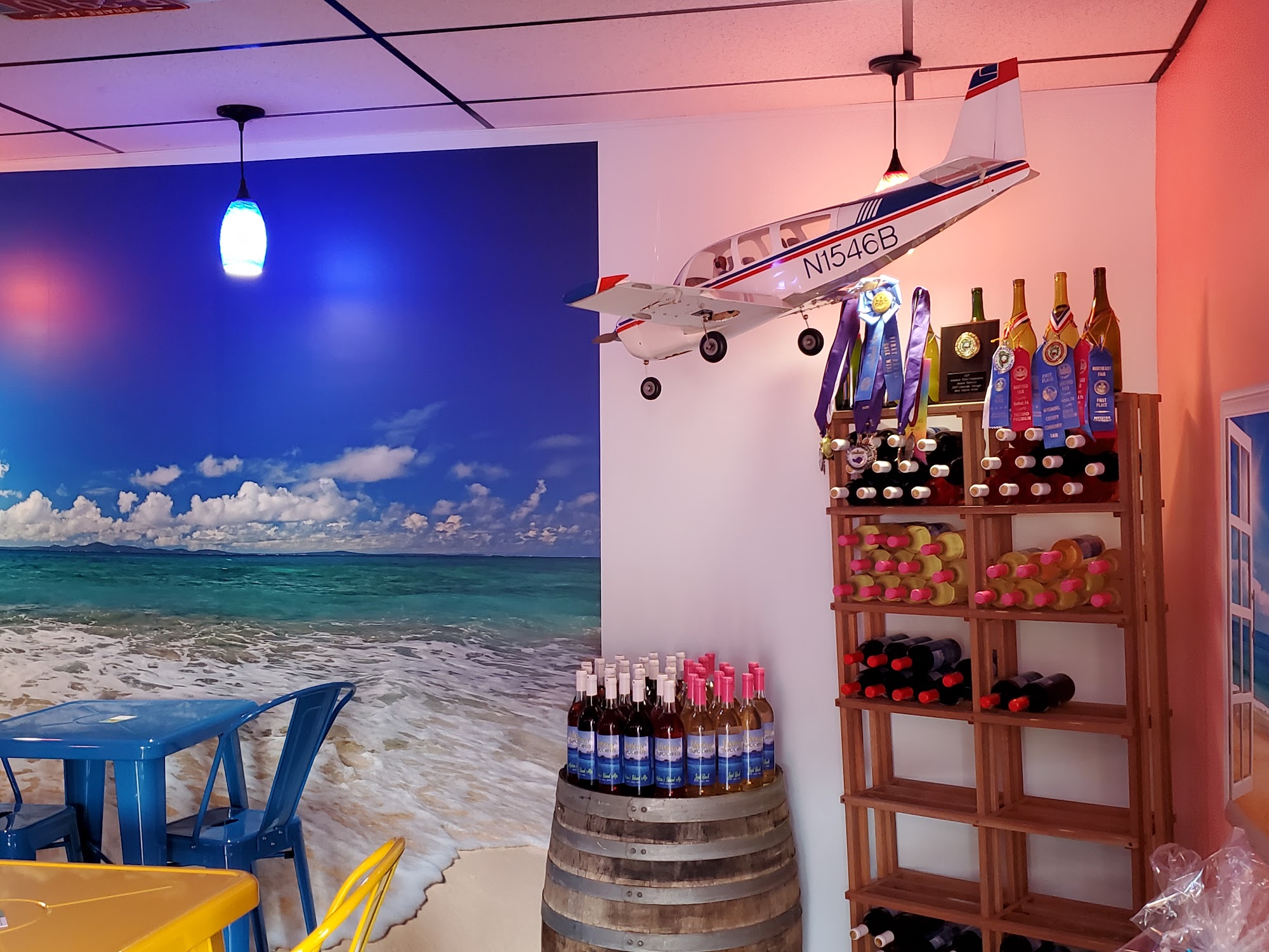 Talerico's Tropical Winery Menu