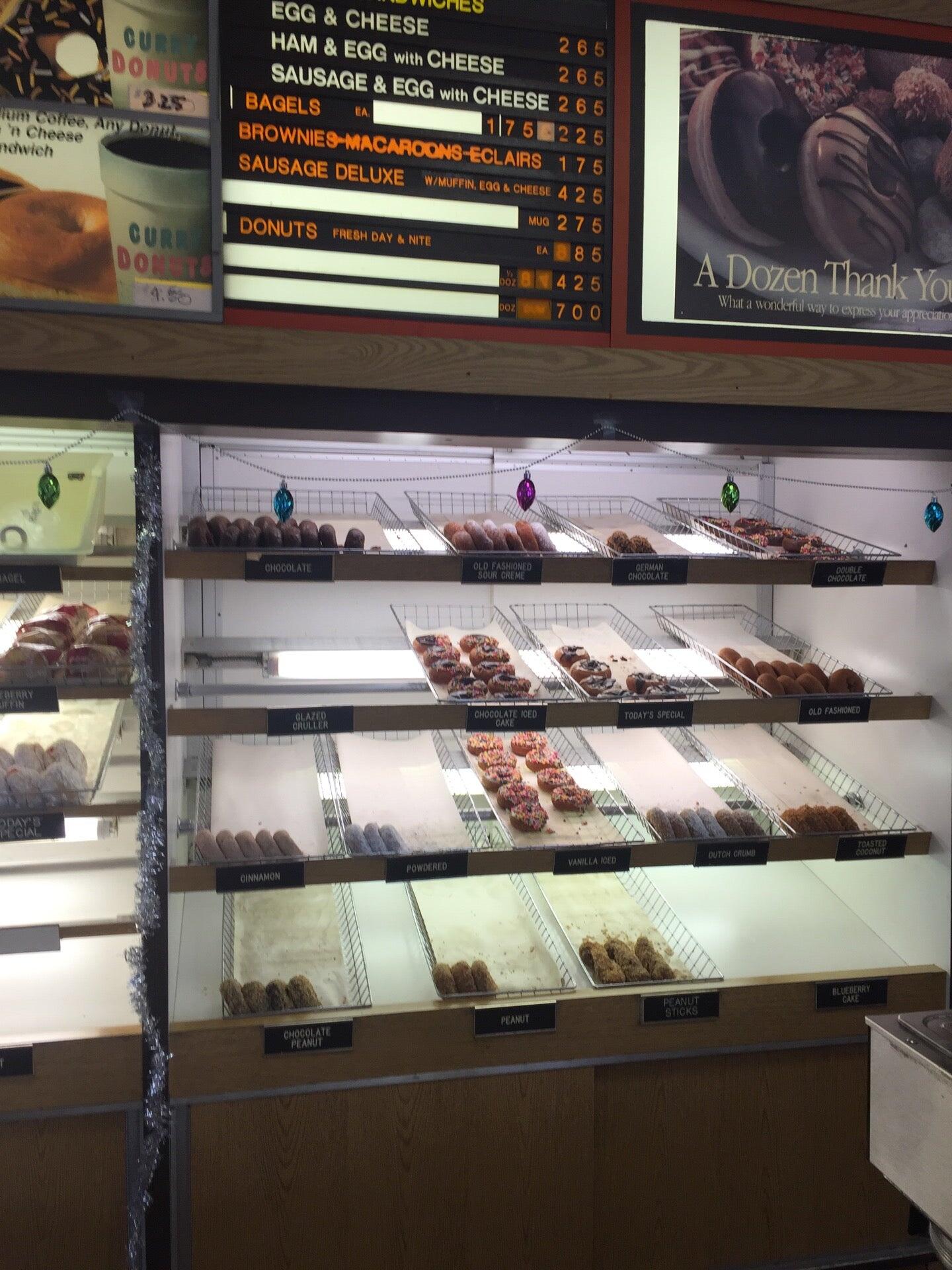 Curry's Donuts Menu