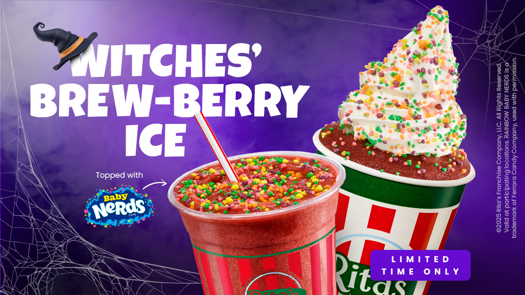 Rita's Italian Ice & Frozen Custard Menu