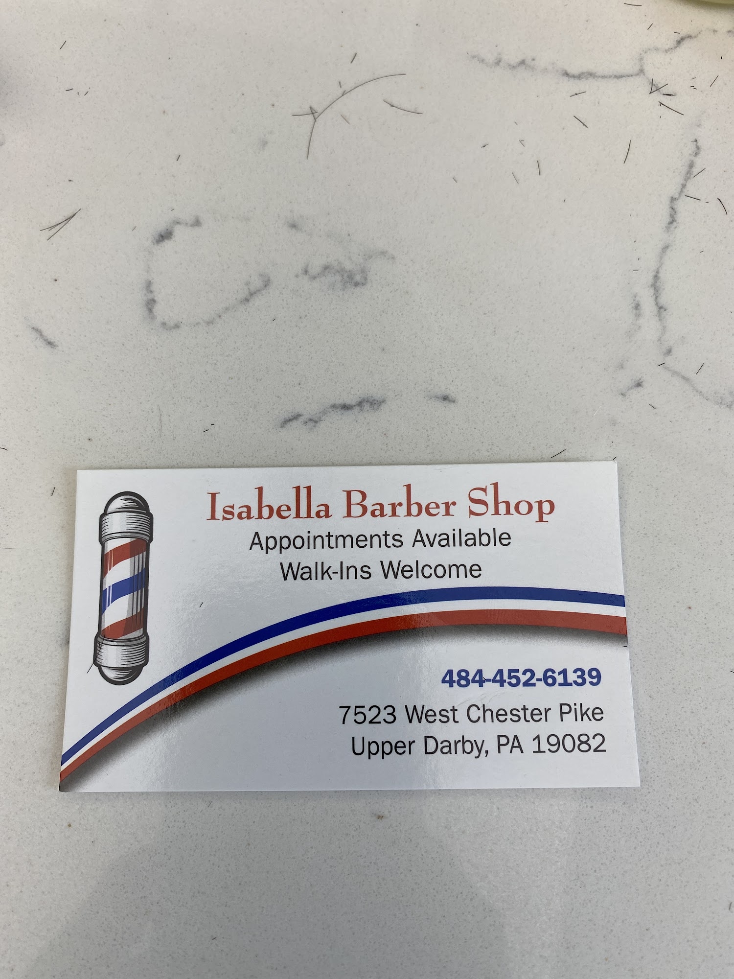 Isabella Barbershop 7523 West Chester Pike, Upper Darby Township Pennsylvania 19082