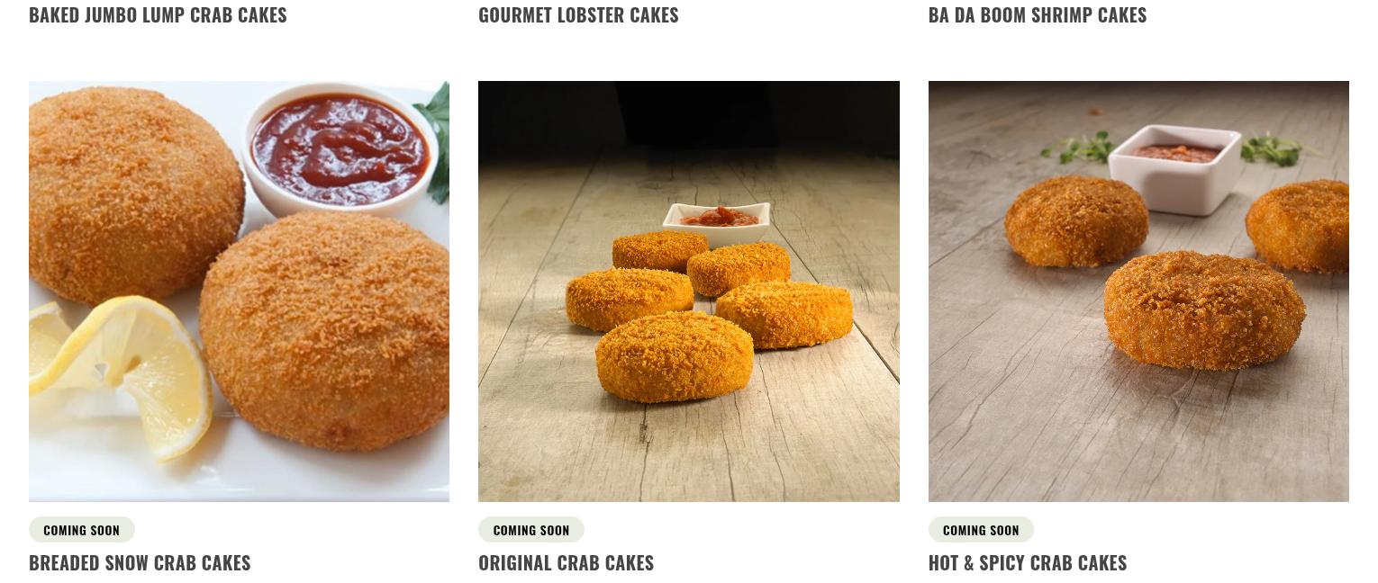 Seafood America Menu