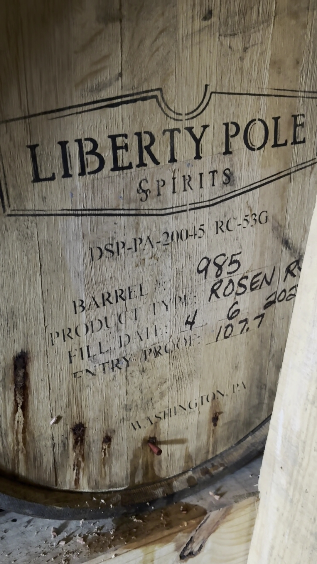 Liberty Pole Spirits Menu