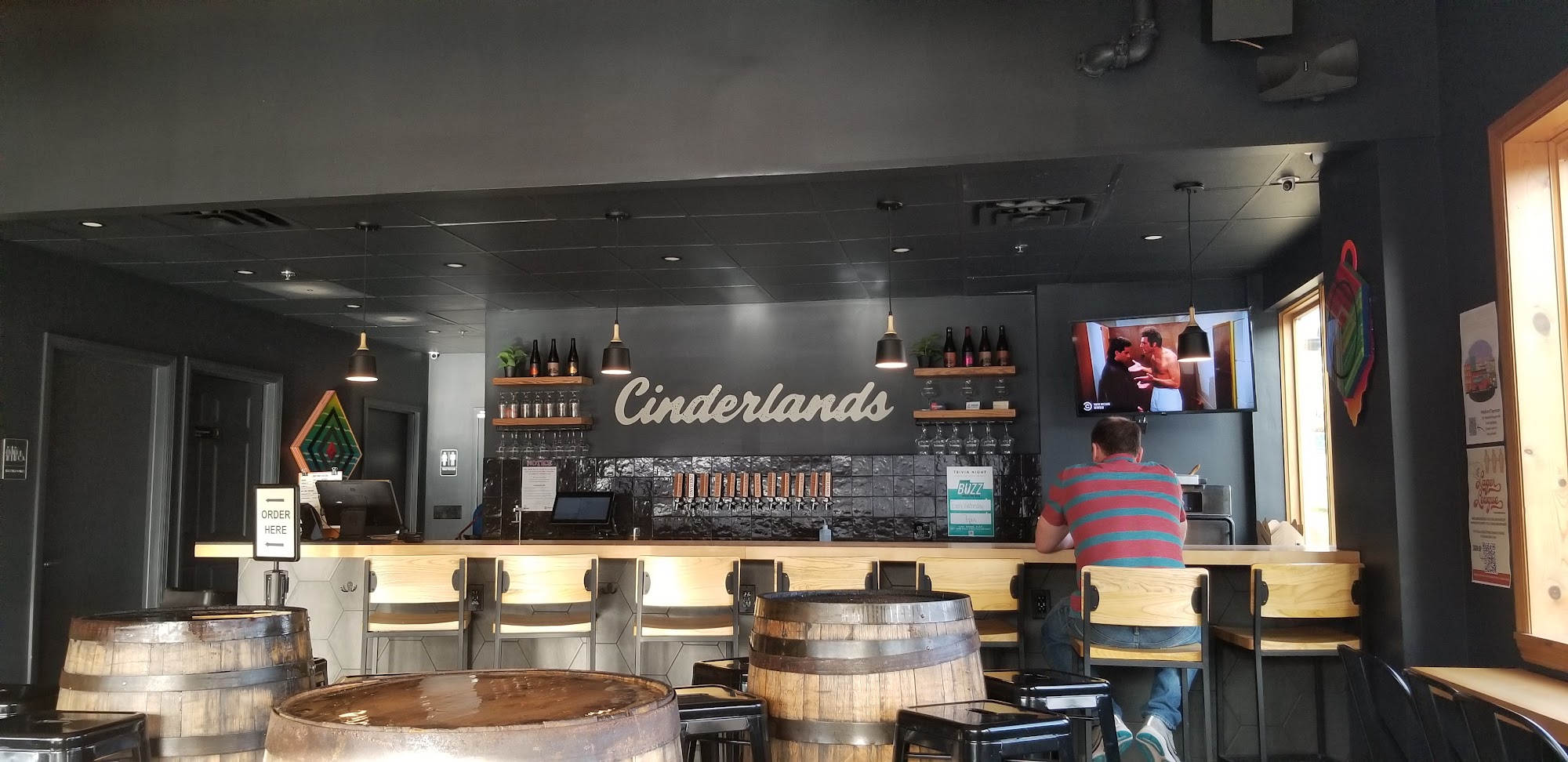 Cinderlands Taproom - Wexford Menu