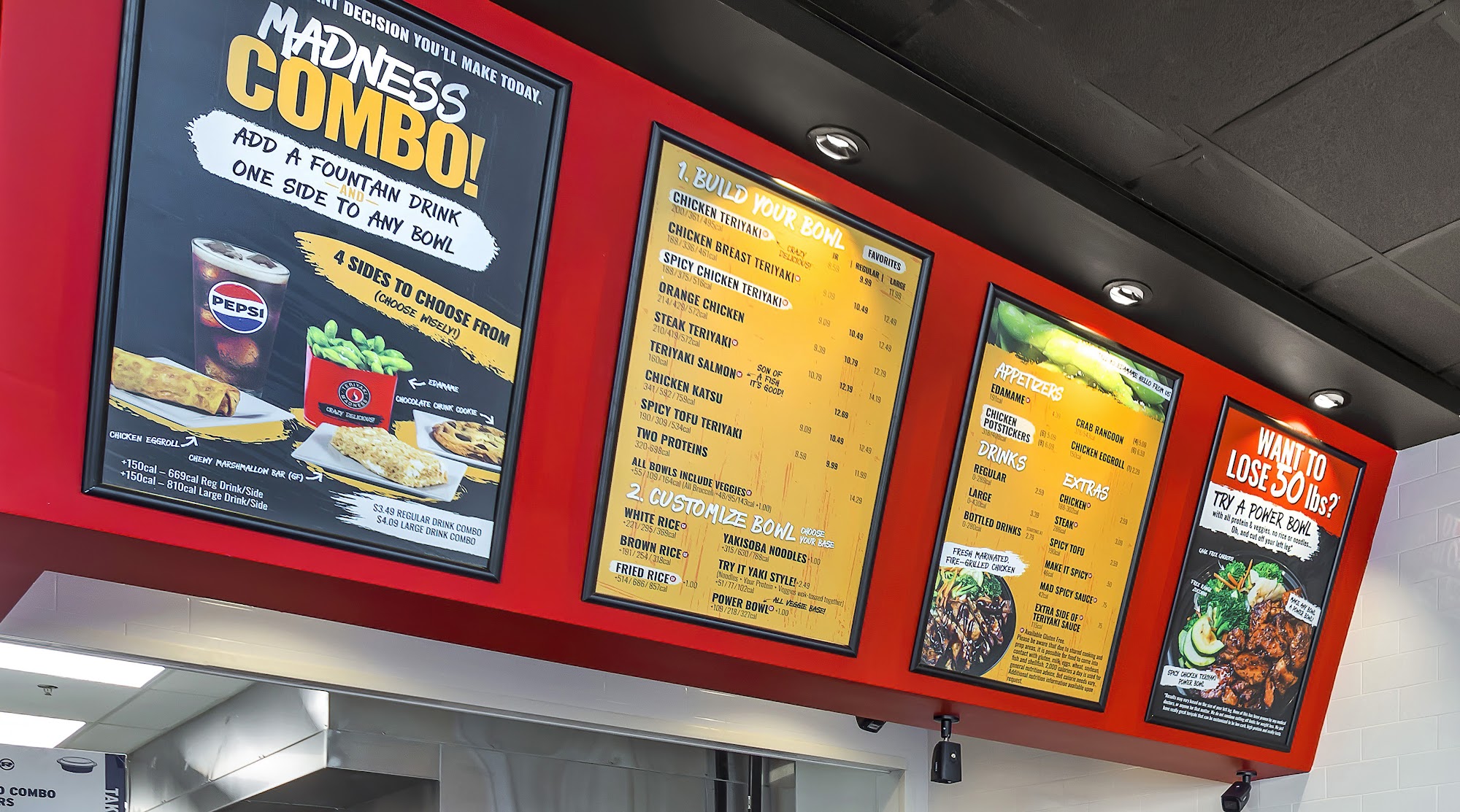 Teriyaki Madness Menu