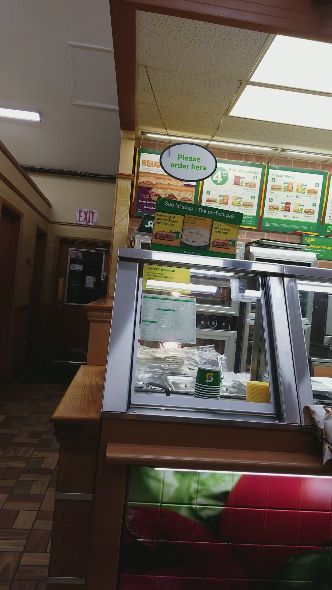 Subway Menu