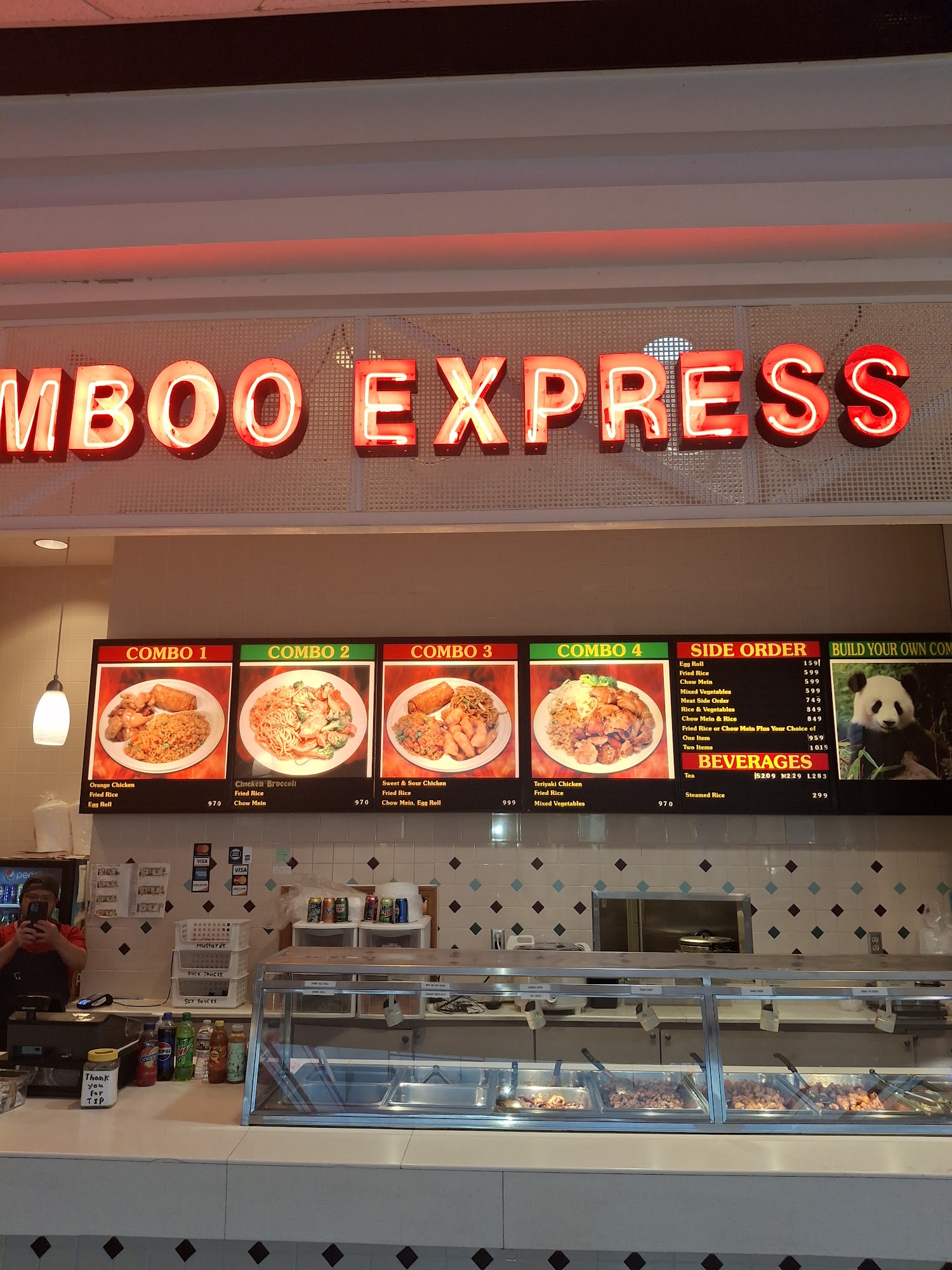 Bamboo Express Menu