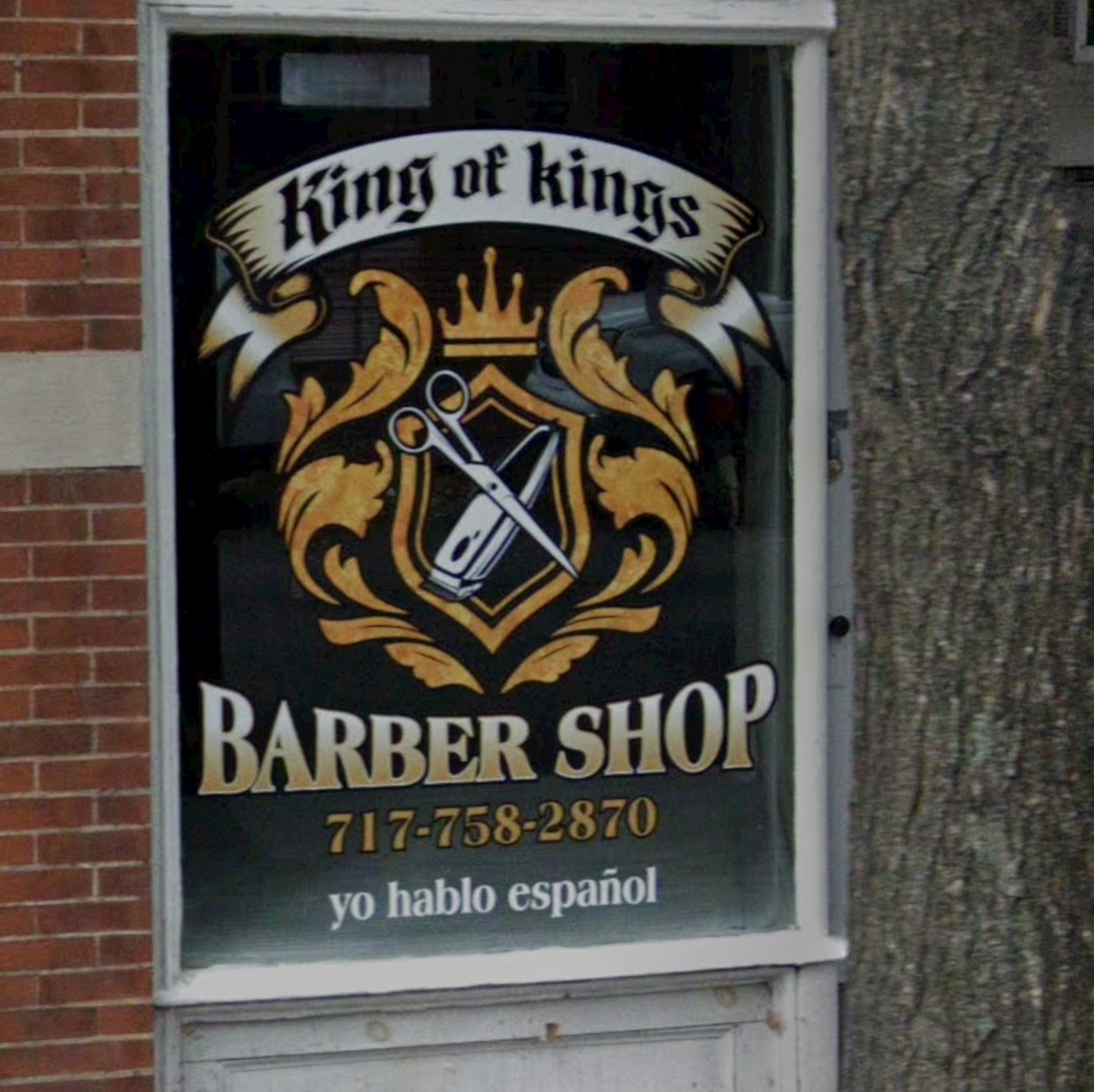 King of kings Barbershop 45 E Philadelphia St, York Pennsylvania 17401