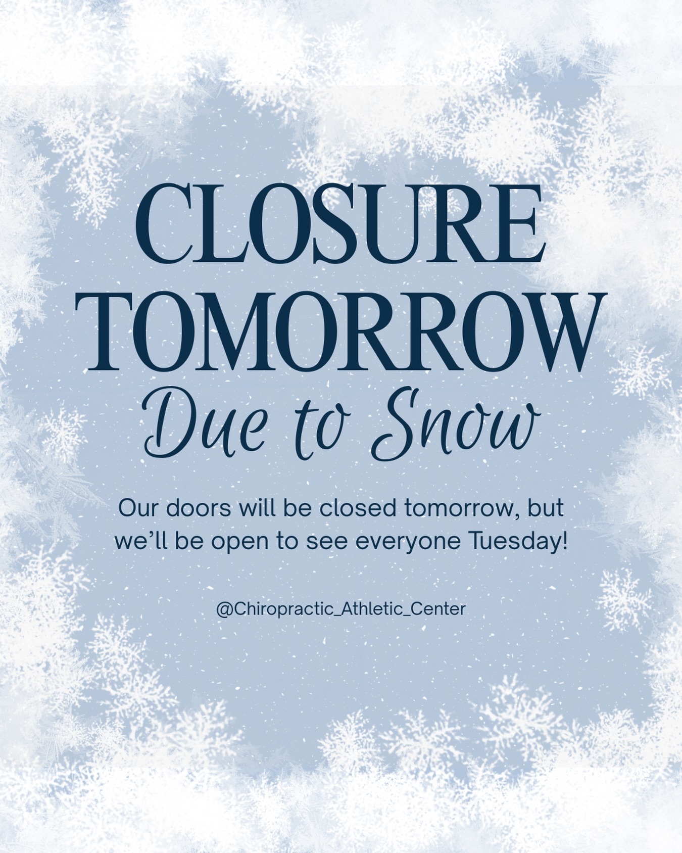 Chiropractic Athletic Center