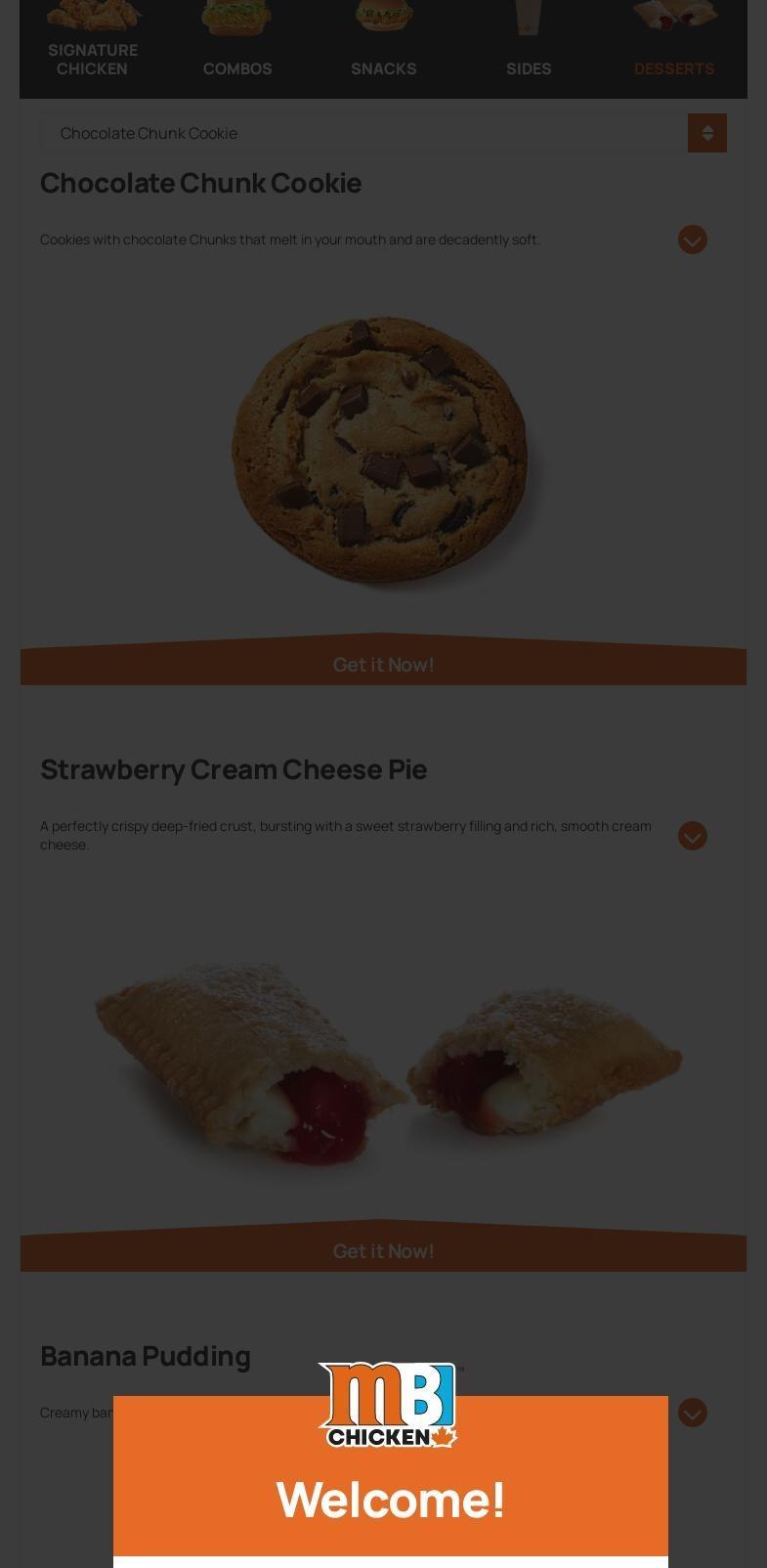 Mary Brown's Chicken Menu