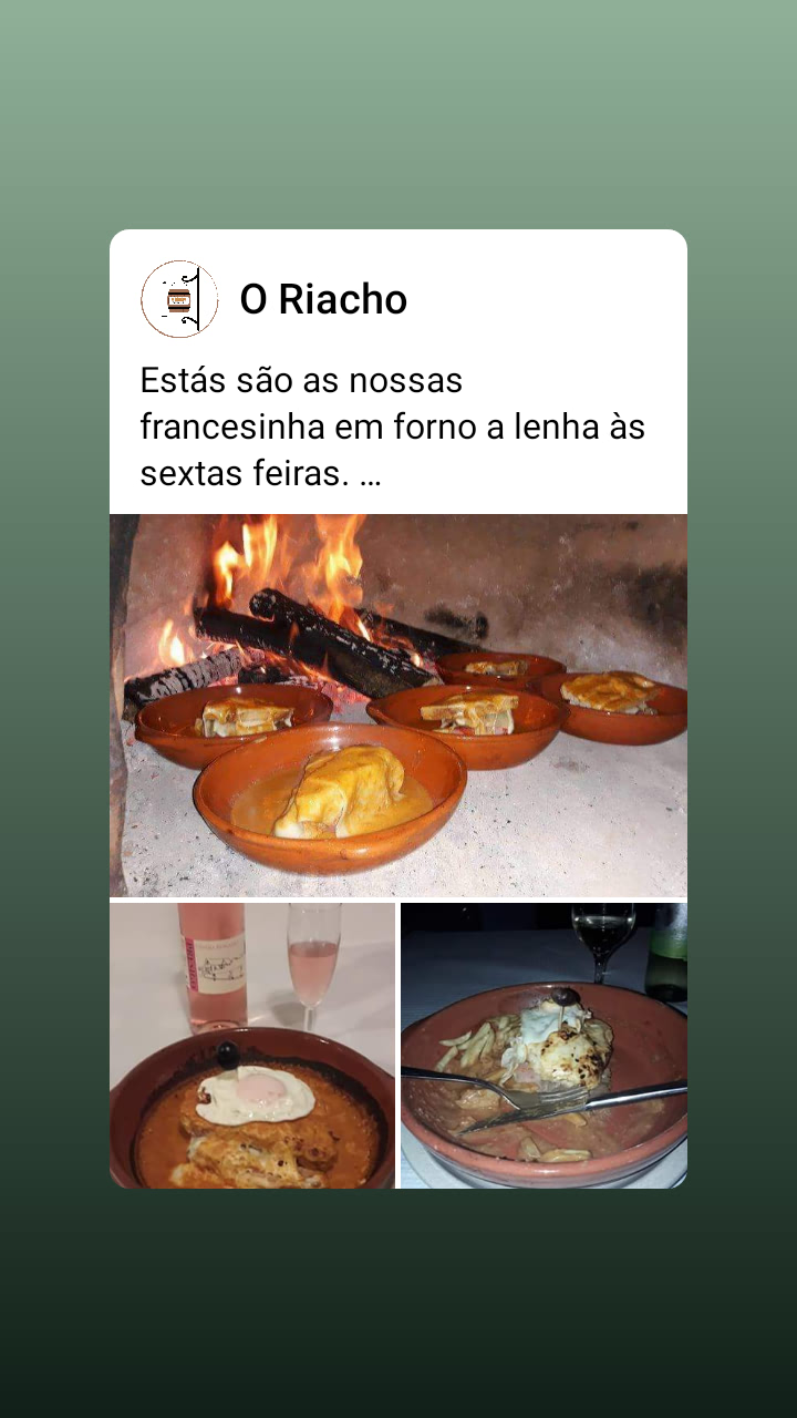 O Riacho Menu